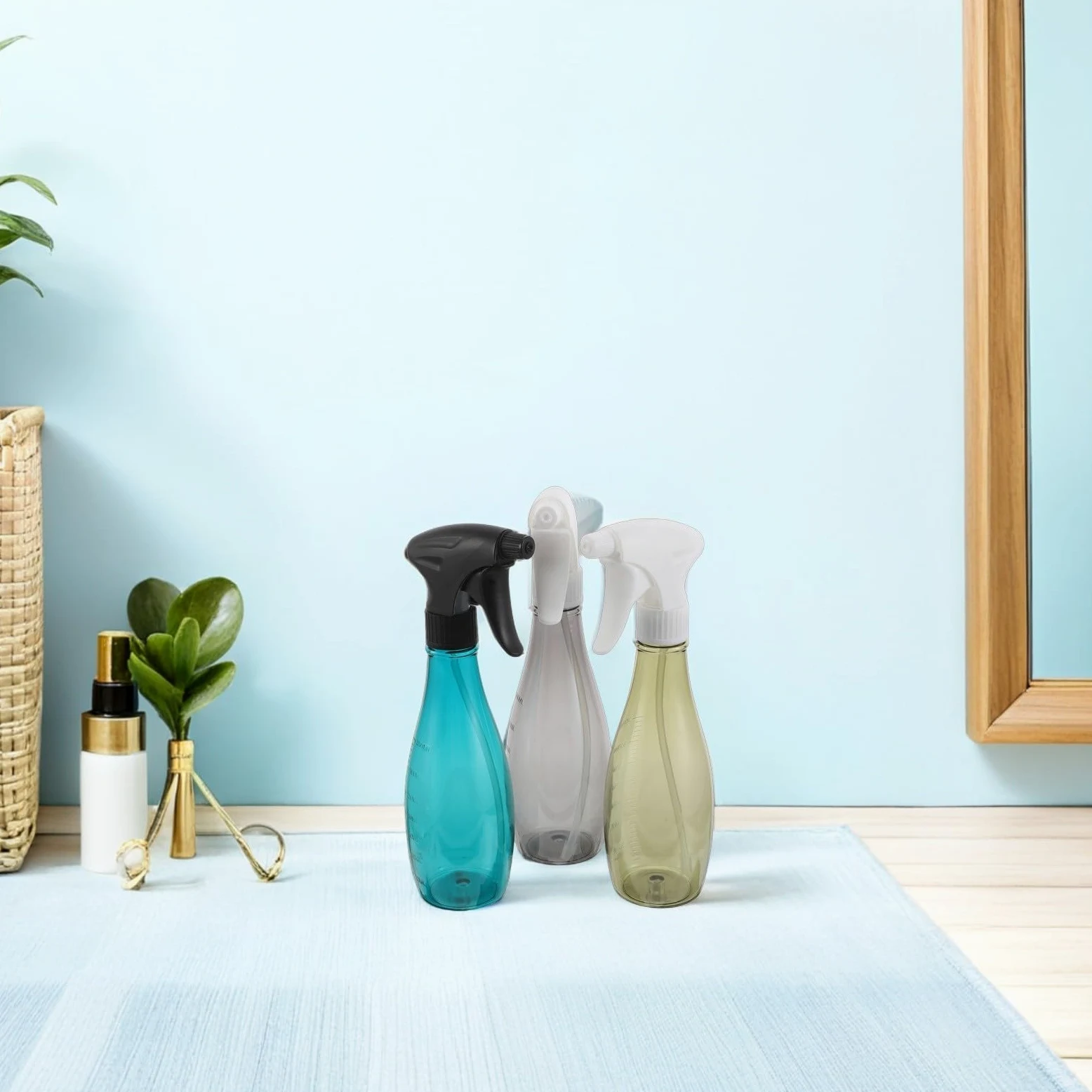 FOMIYES 3pezzi Flacone Spray in Plastica per Capelli Nebulizzatore Vuoto per Saloni di Parrucchiere Barbieri e Uso Domestico Riutilizzabile Perdite