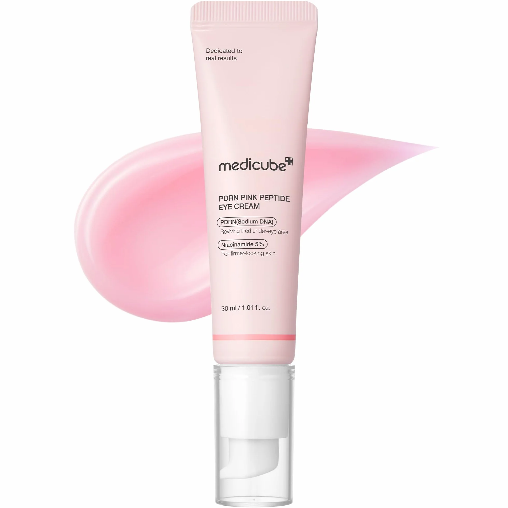 medicube Salmon DNA PDRN Pink Peptide Eye Serum 1,01 fl.oz – Siero occhi con Niacinamide e Retinolo puro per linee sottili e tono irregolare