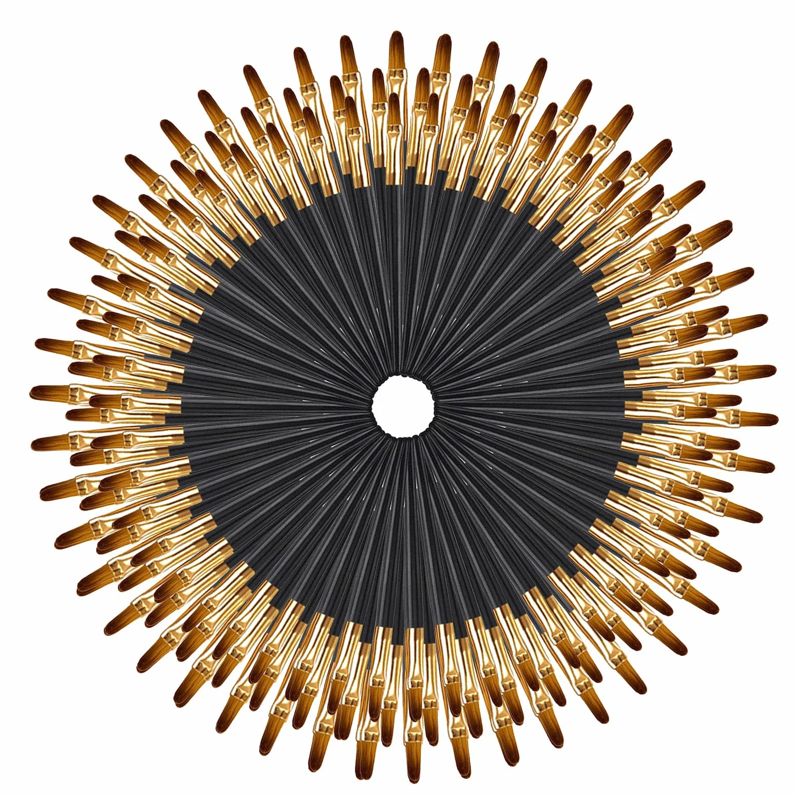 RoseFlower doppia testa usa e getta trucco pennello 100pcs, pennello per labbra per trucco monouso portatile, applicatore di pennelli per labbra, applicare uniformemente, Nessun spargimento #5