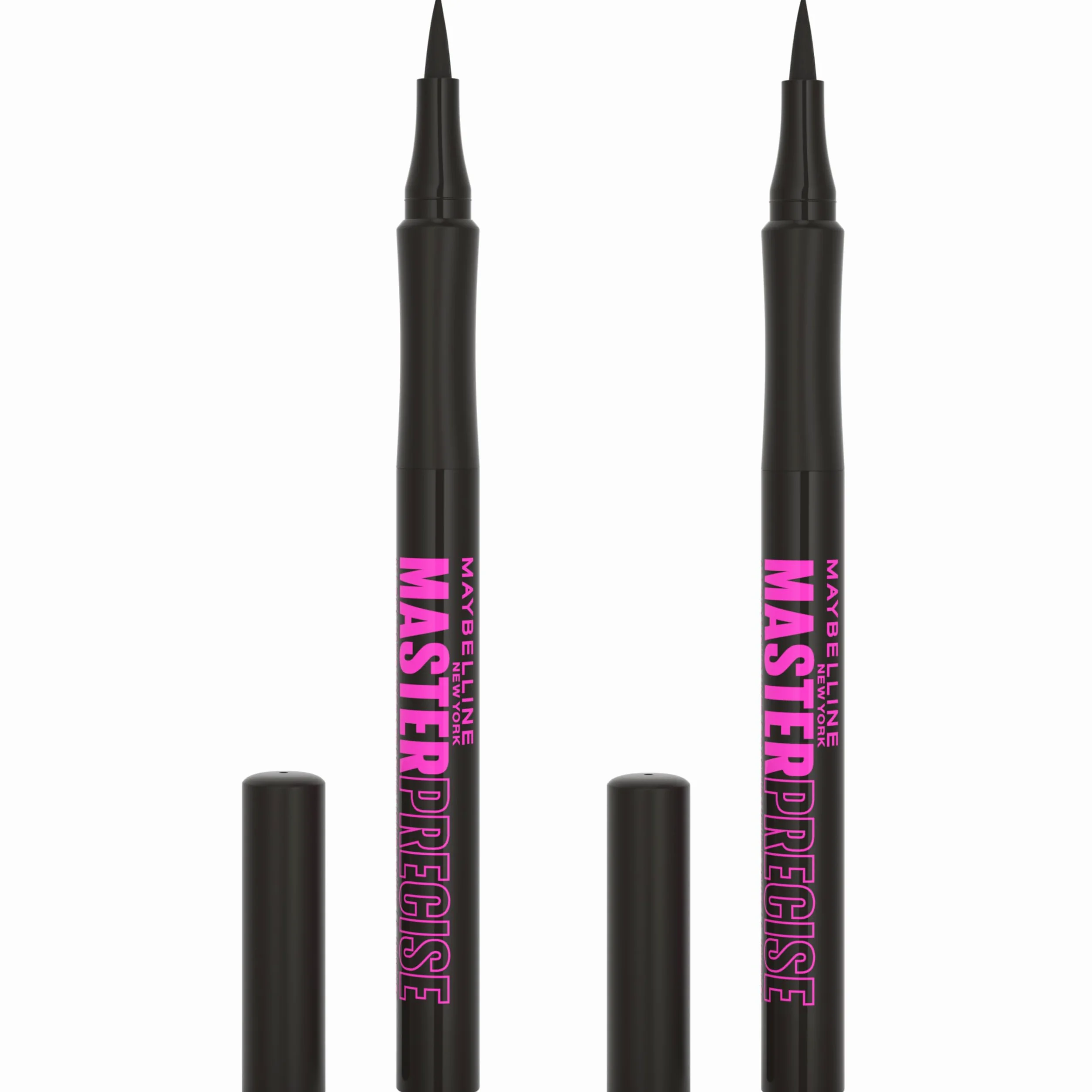 Maybelline Master Precise All Day Liquid Eyeliner Makeup Waterproof, Black, 2 Count