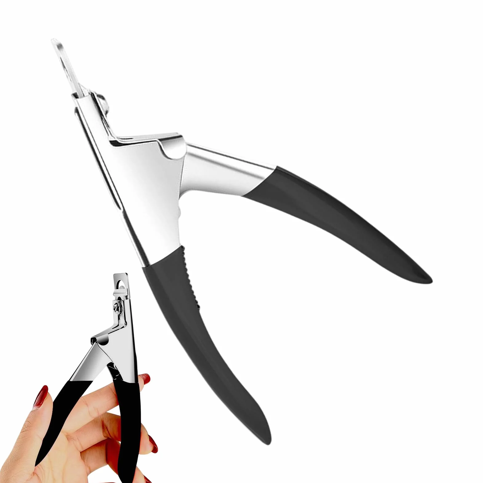 Taglierina unghie in acciaio inossidabile Clipper punta unghia U Tabelle acriliche Cutter Manicure Tool