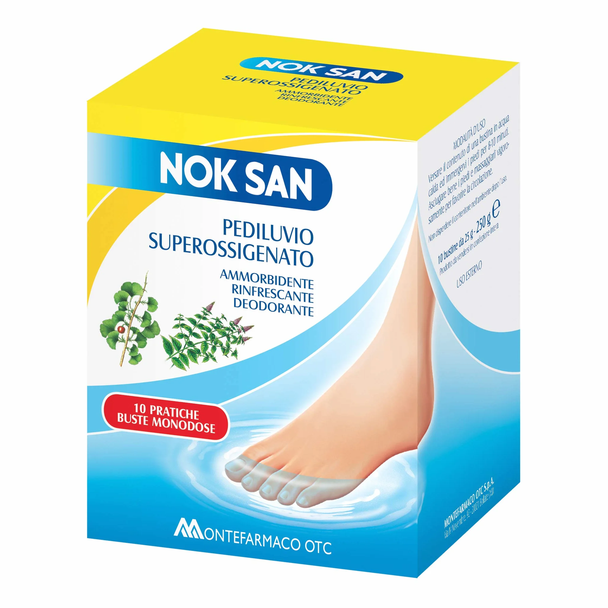 Nok San - 10 bustine pediluvio ossigenato 250 g