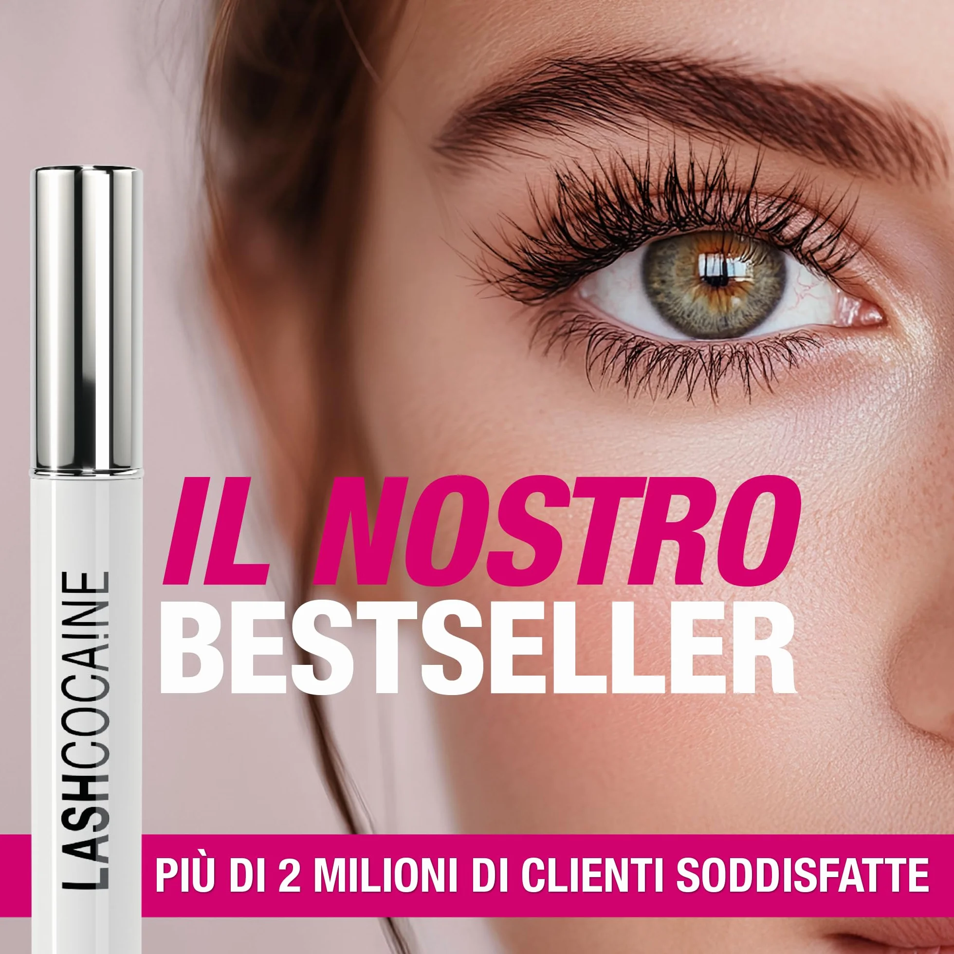 Siero professionale per ciglia LASHCOCA!NE® Svenja Walberg Booster allungamento rapido vegano