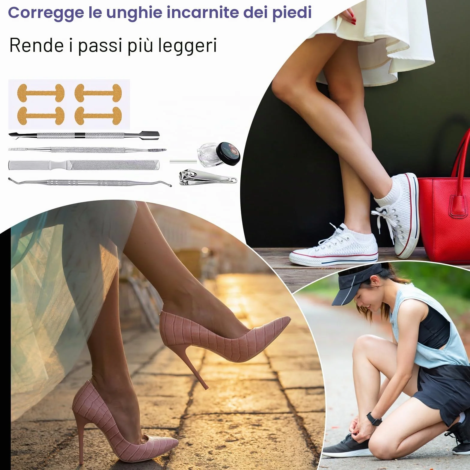 Kit Trattamento Per Unghie Incarnite 139 Pezzi Professionale