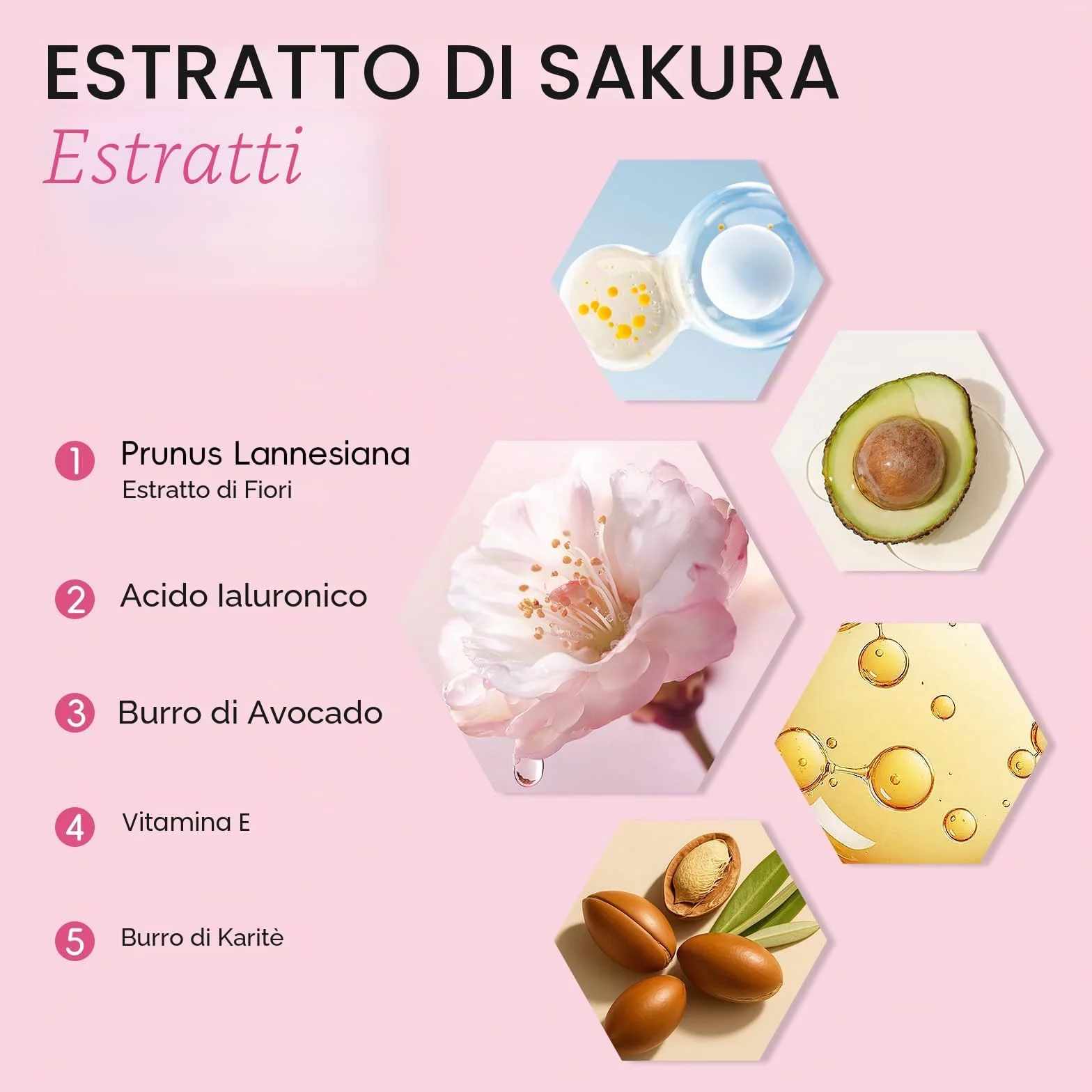 Sakura Balsamo Detergente Struccante 100g Kit Struccante Viso e Occhi da Viaggio
