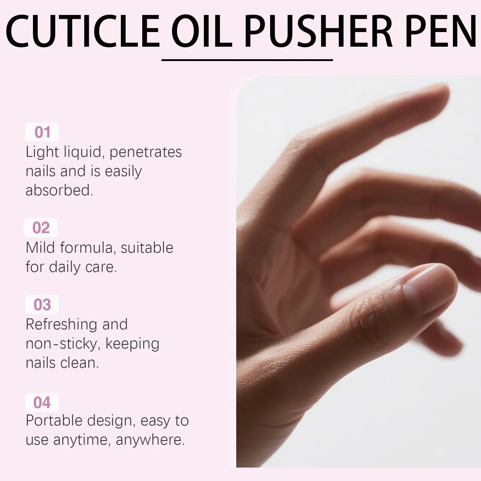 2 in 1, penna per olio per cuticole, spingi cuticole, spingere le cuticole per unghie secche e danneggiate, cuticole, idrata, rinforza, illumina (12 pezzi)