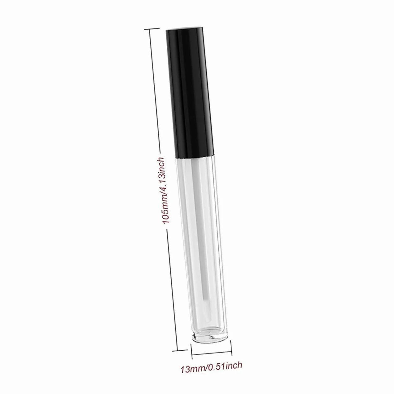 Tubi Lucidalabbra Rotondi 2, 5ml in Abs per DIY e Viaggio | 30 Pezzi, Corpo e Tappo in Abs, Design Mini Compatto, per Olio Labbra e Riempimento senza Perdite