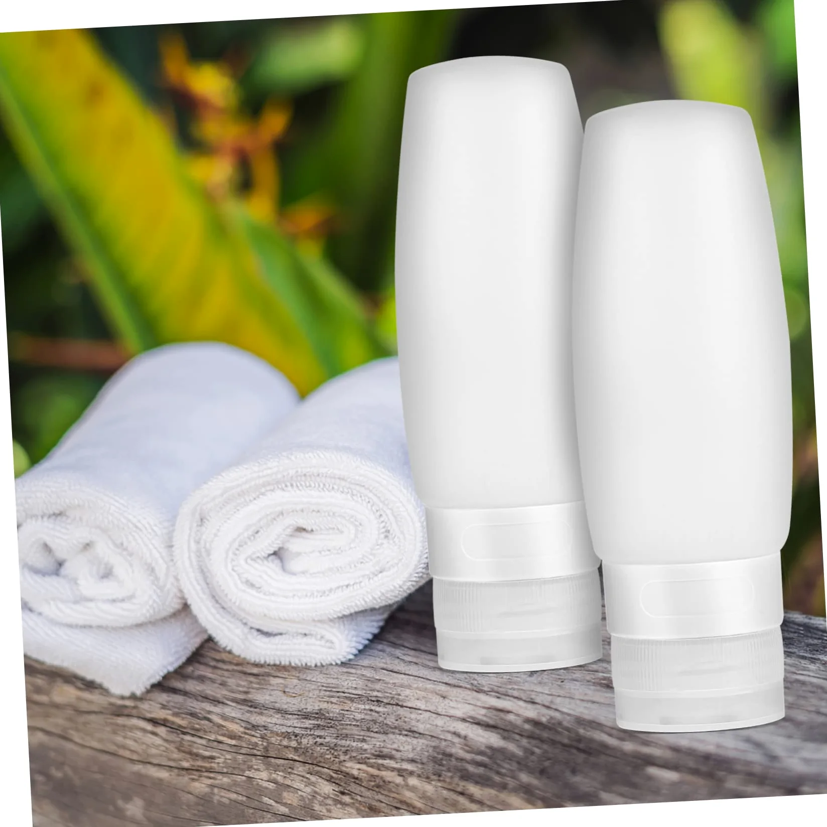 FOMIYES 3 Set Di Flaconi Da Viaggio Per Articoli Da Toeletta Con Pompa Flaconi Per Shampoo Ricaricabili Resistenti Alle Perdite Da 100 Ml Per Viaggi 4 Pezzi*3