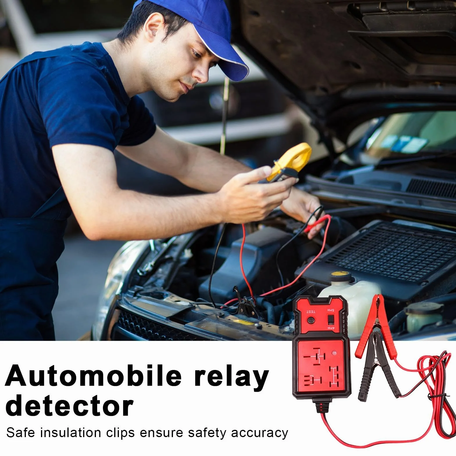Tester per relè auto portatile Buddy Pro diagnostico strumento di carico alternatore