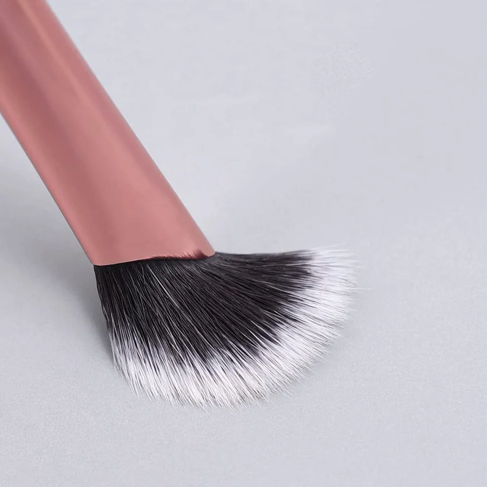 Pennello for Eyeliner a Naso a Falce Pennello for Trucco a Bordo di Coltello Pennello for Eyeliner Liquido Pennello for Eyeliner Liquido Sottile Testa Piatta ad Angolo Obliquo