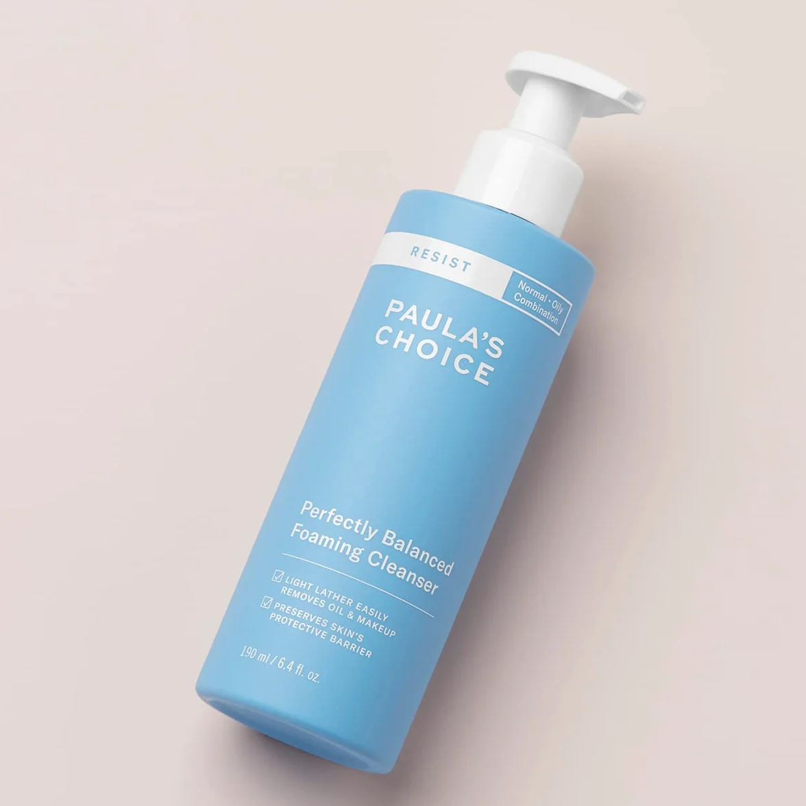 Paula's Choice RESIST Anti-Aging Detergente Viso Schiumogeno - Combatte i Punti Neri e i Segni Dell'invecchiamento - Rimuove il trucco con Acido Ialuronico - Pelli Miste o Grasse - 190 ml