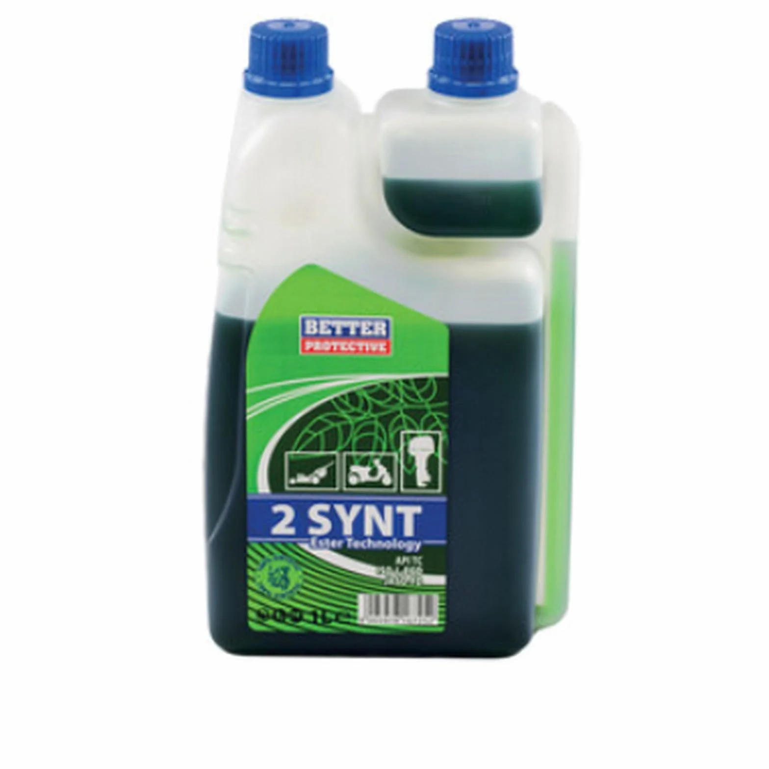 Olio per Miscela 2 Tempi 100% Sintetico Better 2 Synt 1 Lt con dosatore