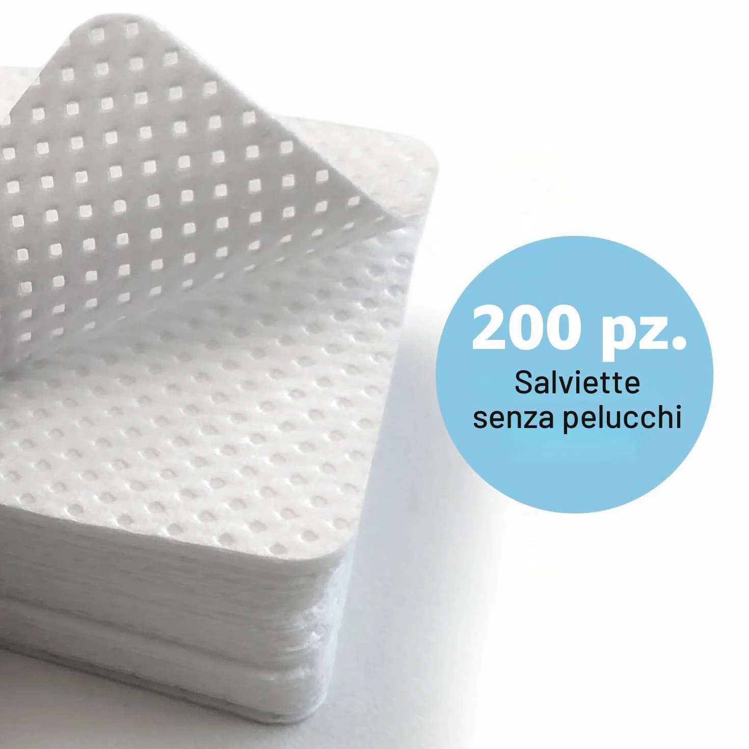 Mylee Salviette per unghie prive di lanugine, 200 pezzi, cuscinetti morbidi per la rimozione di manicure e pedicure, salviette assorbenti, ideali per uso professionale e domestico