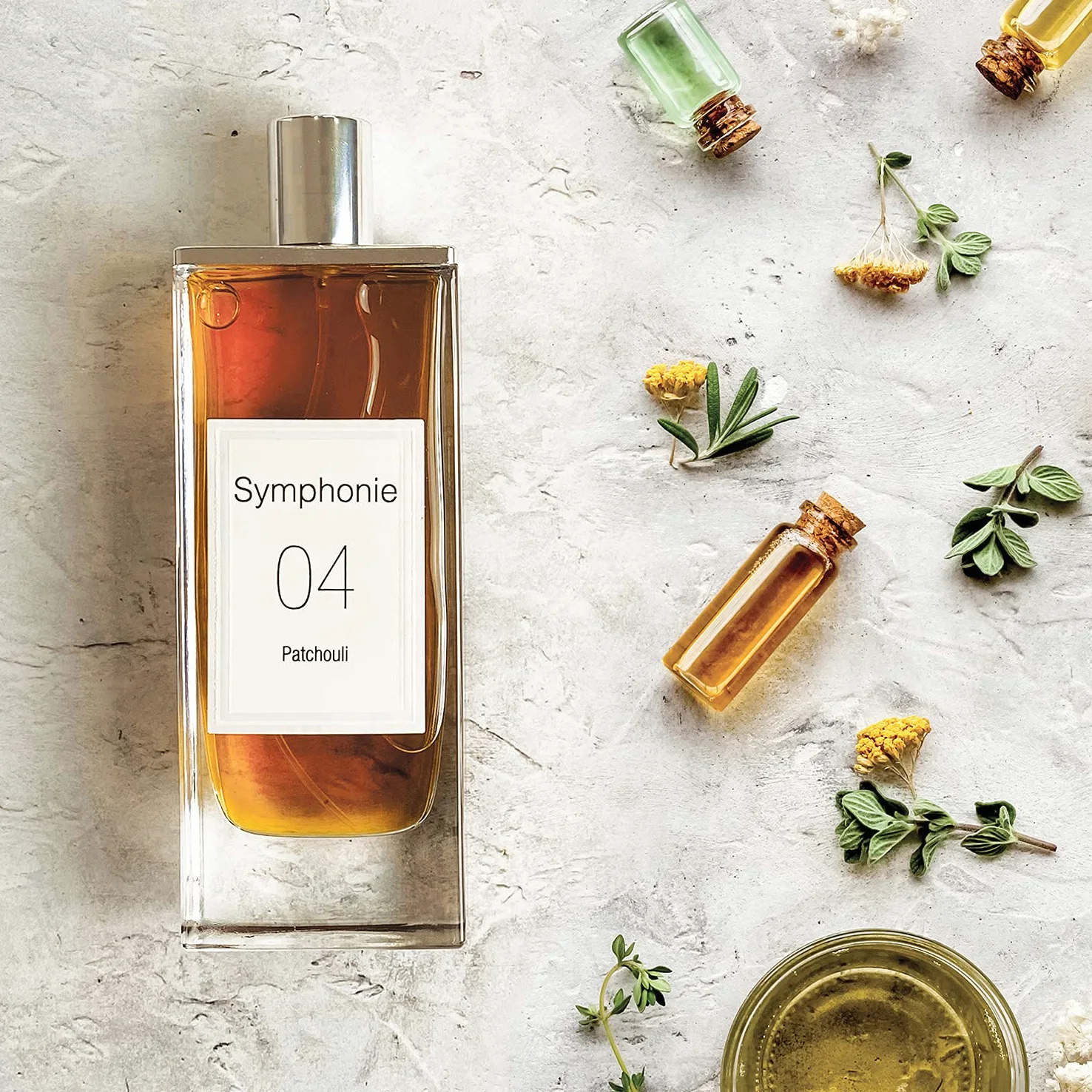 SYMPHONIE 04 Patchouli • Eau de Parfum 100ml • Vaporizzatore • Profumo per donna • EVAFLORPARIS