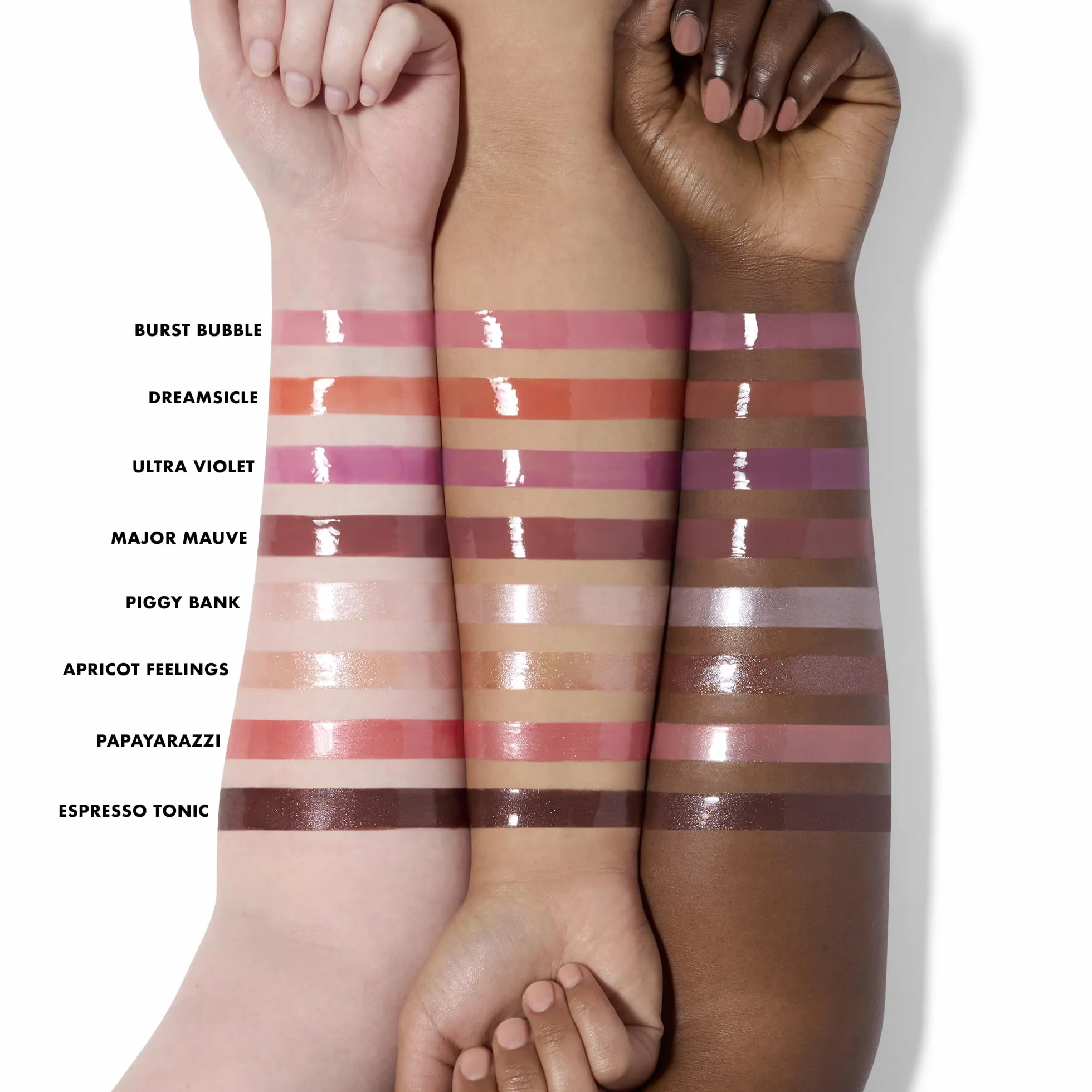 e.l.f. Glow Reviver Plumping Lip Oil, rimpolpante labbra colorato per un finish pieno e ultra lucido, infuso con olio di jojoba, prodotto vegano e non testato sugli animali, Major Mauve