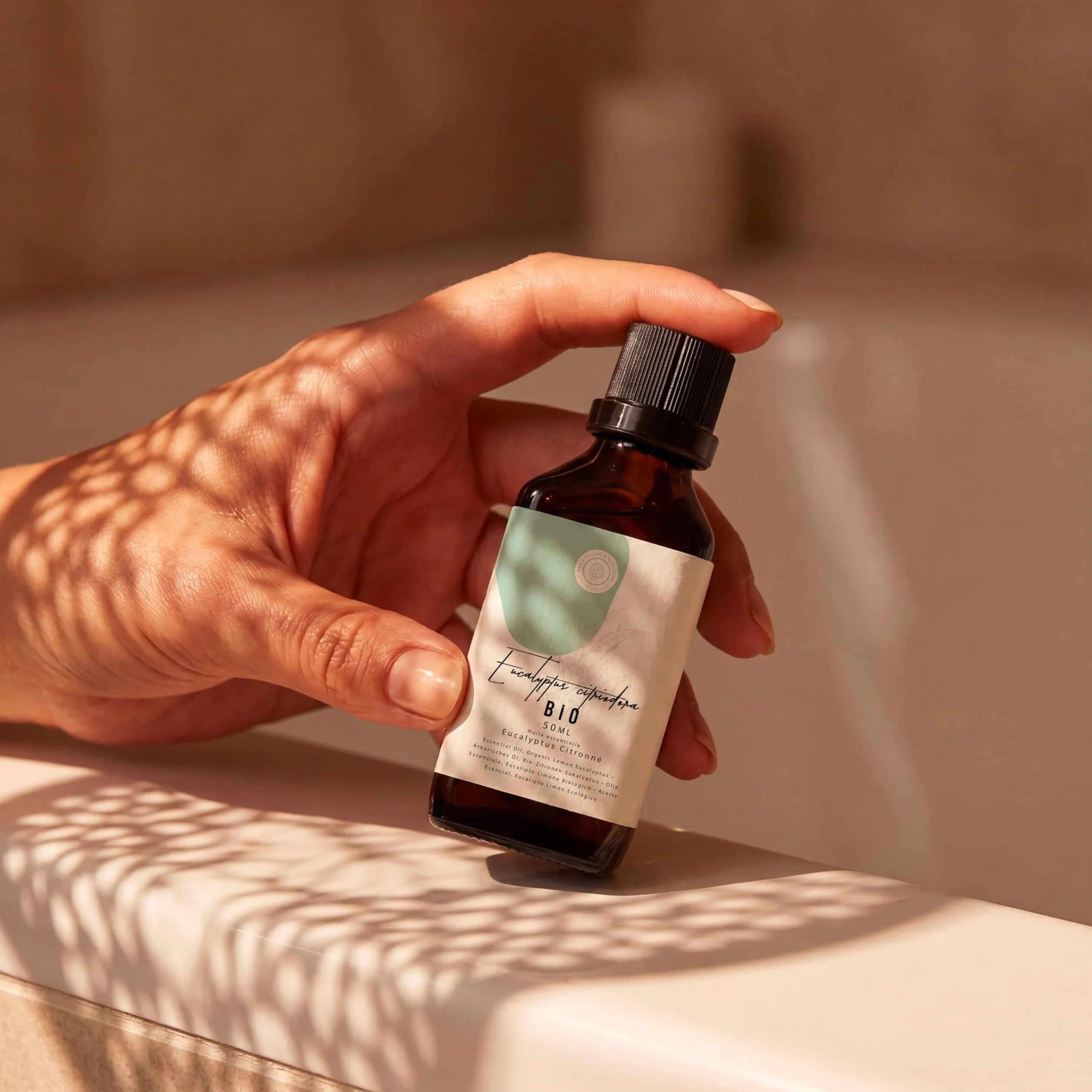 Olio Essenziale Eucalipto Limone BIO 50ml - 100% Puro Naturale per Diffusore Aromaterapia