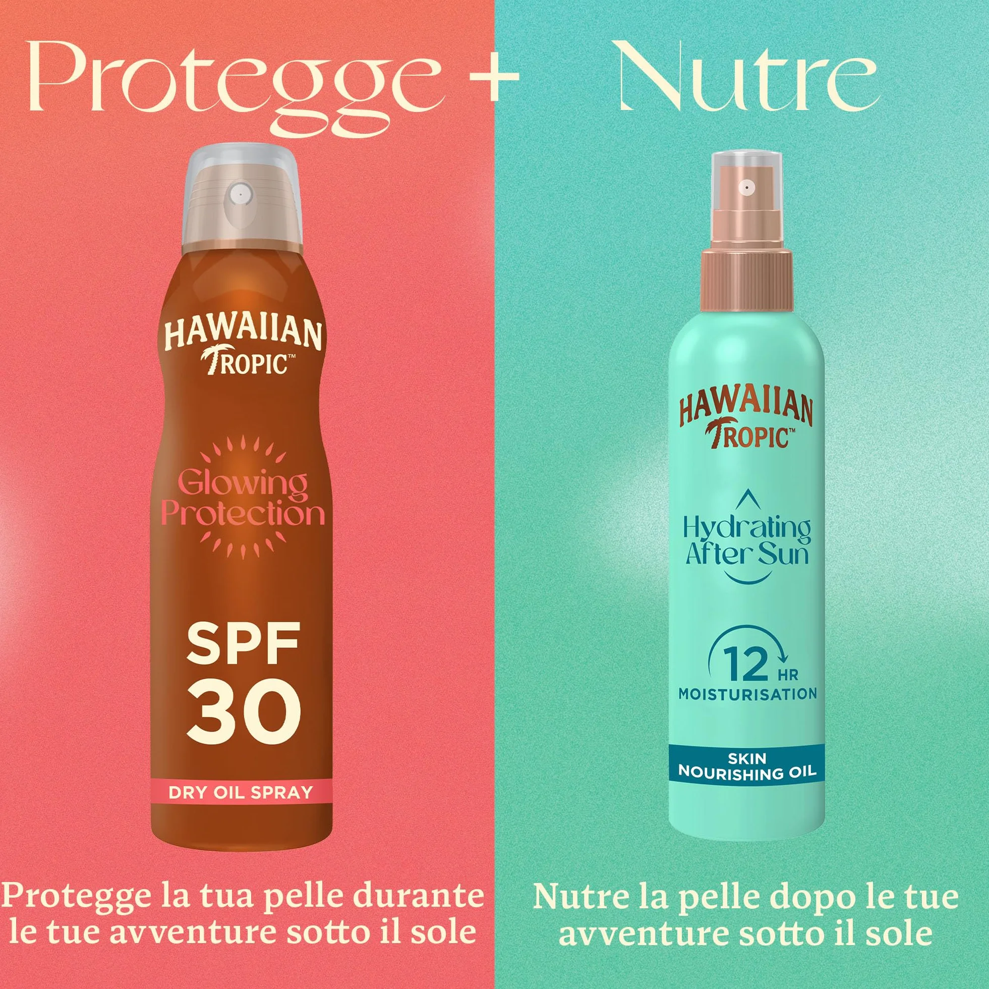 Hawaiian Tropic Olio Secco Spray Protettivo Illuminante SPF 30 UVA UVB 180 ml