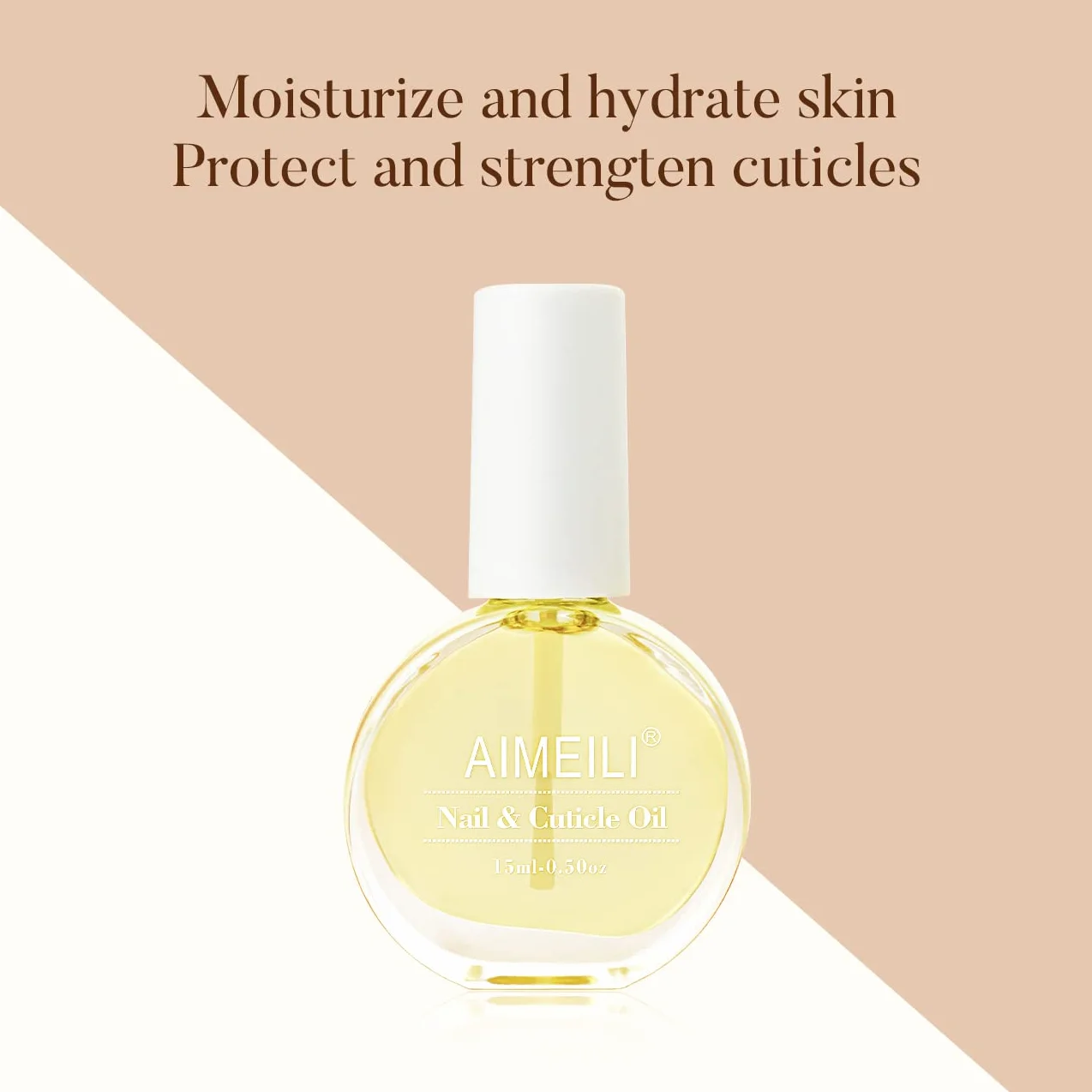 AIMEILI Olio per Unghie e Cuticole Nail Cuticle Replenishing Nutrizione Oil, Trattamento Delle Unghie Cuticola Revitalizer Olio Nail Polish Nutrire La Pelle Protezione 15ML