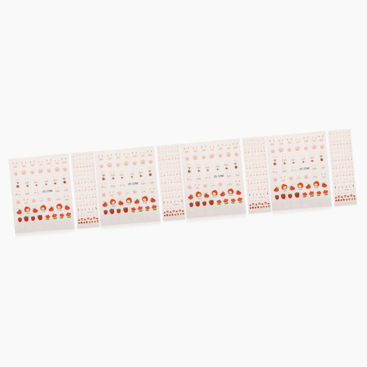 Healvian 4 Set Di Adesivi Per Nail Art Decalcomanie Per Unghie Da Donna Decalcomanie Per Unghie A Forma Di Coniglietto Per Decorazioni Natalizie 10 Fogli*4