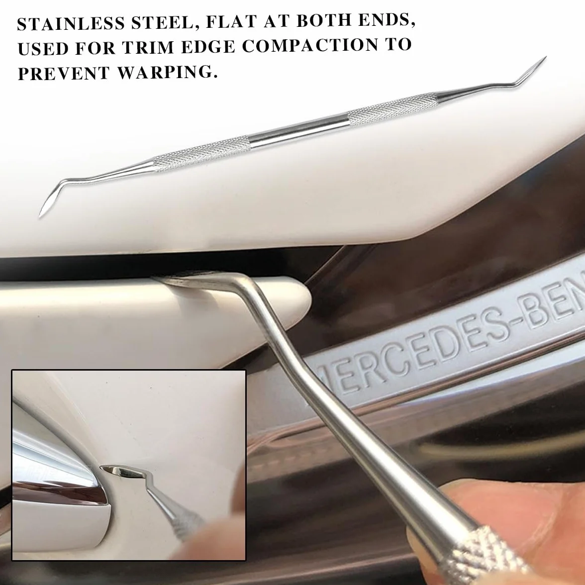 Set di Strumenti per Pellicola Auto 53 Pezzi, Kit Applicazione Nastro Senza Lama 5M, Raschietto, Raclette in Feltro, Nastro in Teflon