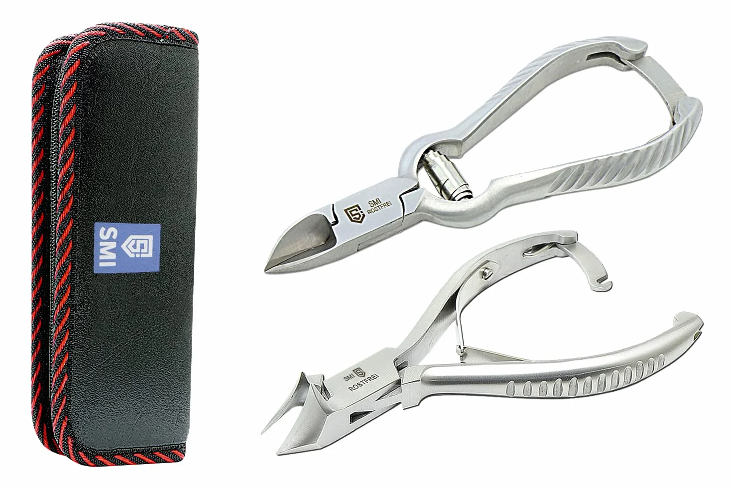 Profesjonalny Tronchesino Unghie Piedi 14 cm Acciaio Inox Zestaw 2 Sztuki