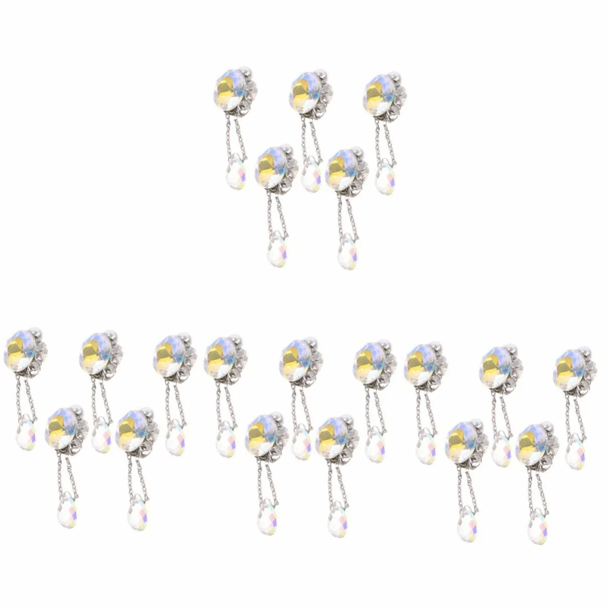 VALICLUD 4 Set Decorazione Con Ciondolo Gioielli Per Realizzare Gemme Da Salone Accessori Per Manicure E Unghie Ciondoli Cristalli Artistici Smalto Per Unghie Ciondoli 5 pezzi*4