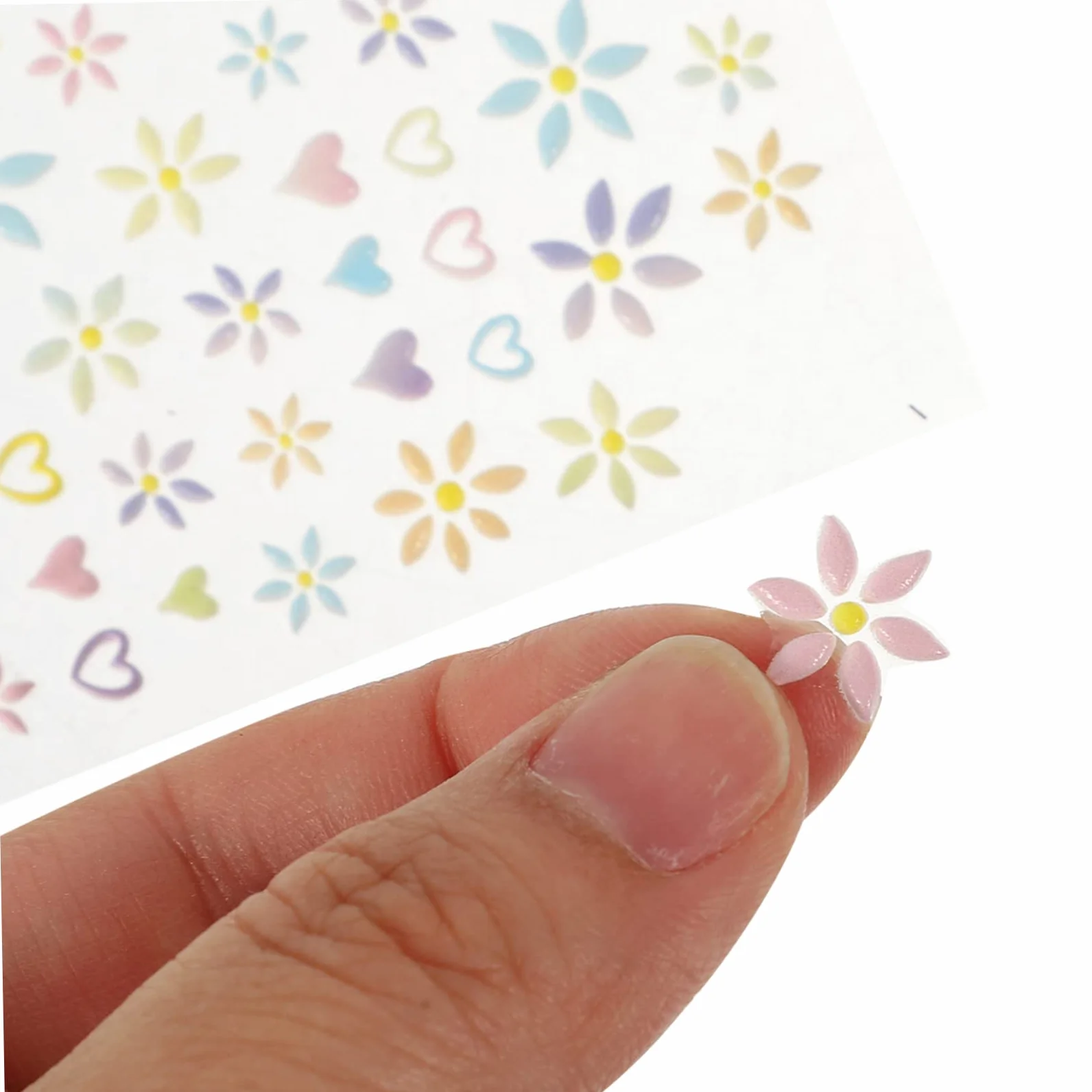 Healeved 15pezzi Adesivi Per Unghie Da Decorazioni Per Manicure Facili Da Applicare e Rimuovere Per Occasioni Speciali e Uso Quotidiano Sicuri e Compatibili Con La