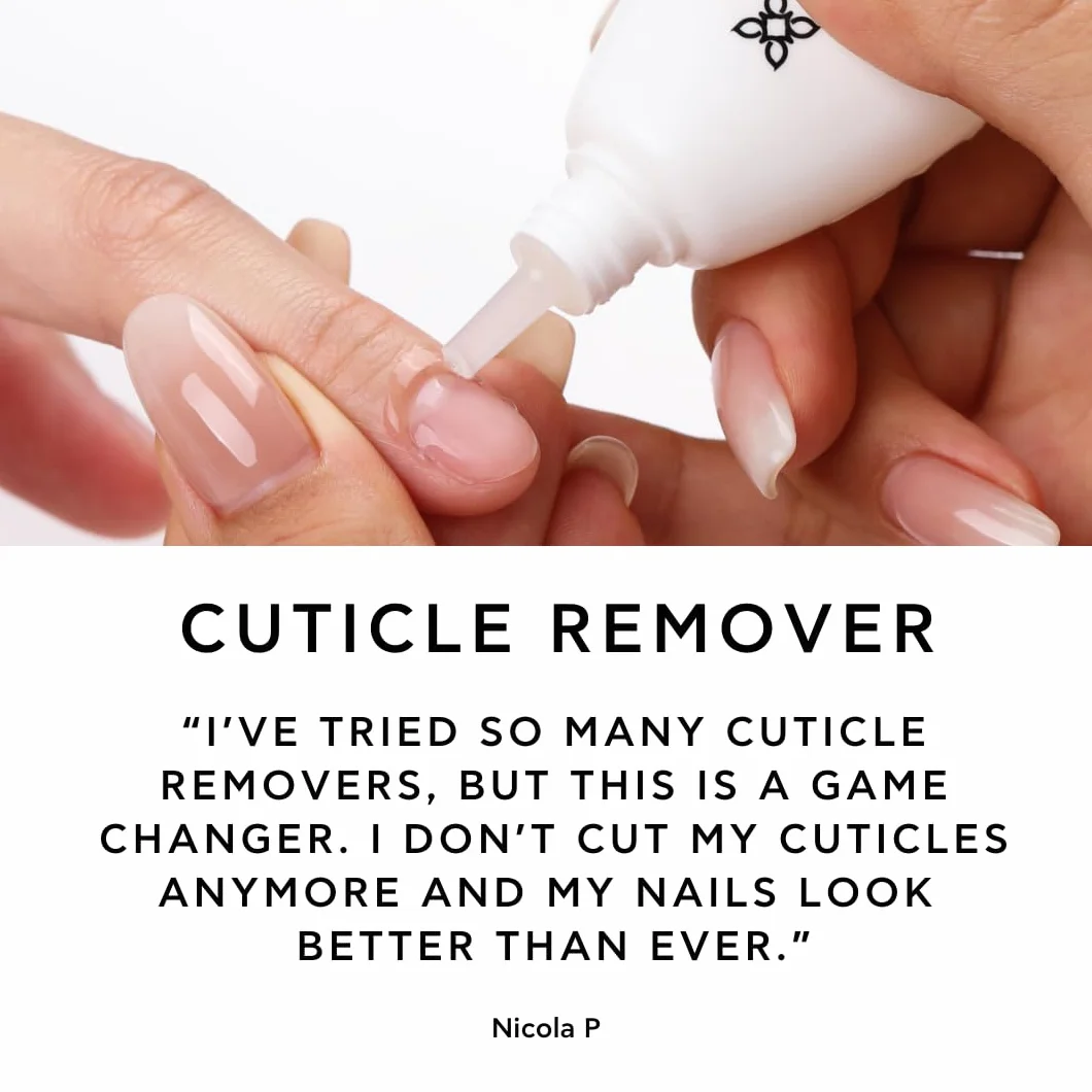 Bluesky Solvente per Cuticole 30g, Acido Ialuronico e Camomilla, Ammorbidente Pelle Morta ad Azione Rapida 15 Secondi per Preparazione Manicure Gel e Acrilico