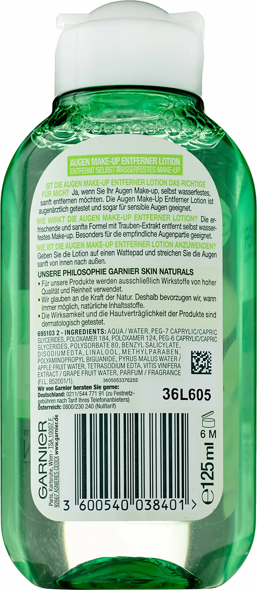 Garnier Clean & Fresh Occhi Struccante 125 ML