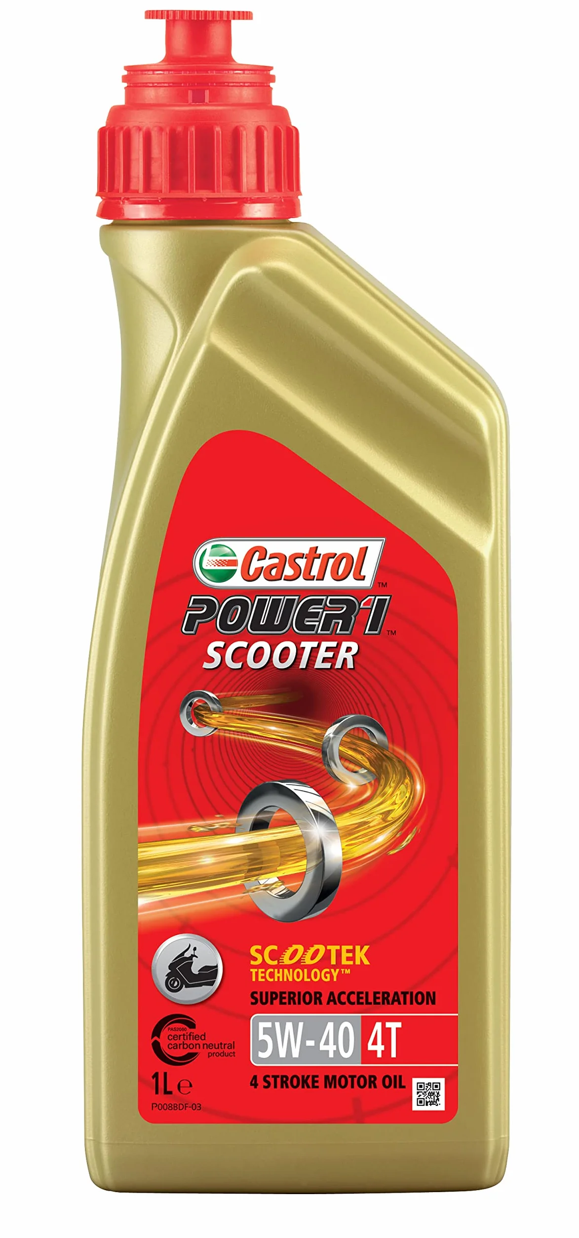Castrol OLIO POWER 1 SCOOTER 4T 5W-40 1L