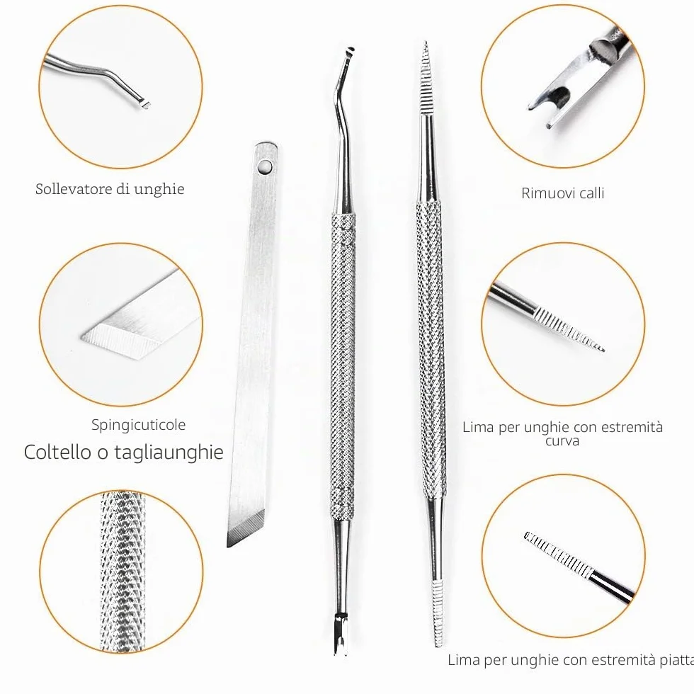 Unghie Incarnite Piedi, Strumenti per pedicure, Strumenti per Unghie incarnite Kit, Nail Lifter e Lima per Unghie Kit di coltelli per pedicure professionale per la cura delle unghie …