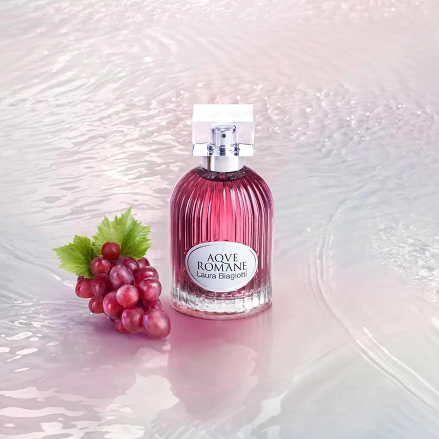 Laura Biagiotti Aqve Romane Uva Dulcius Eau de Toilette Spray Donna, Fragranza Fruttata Floreale, 100 ml