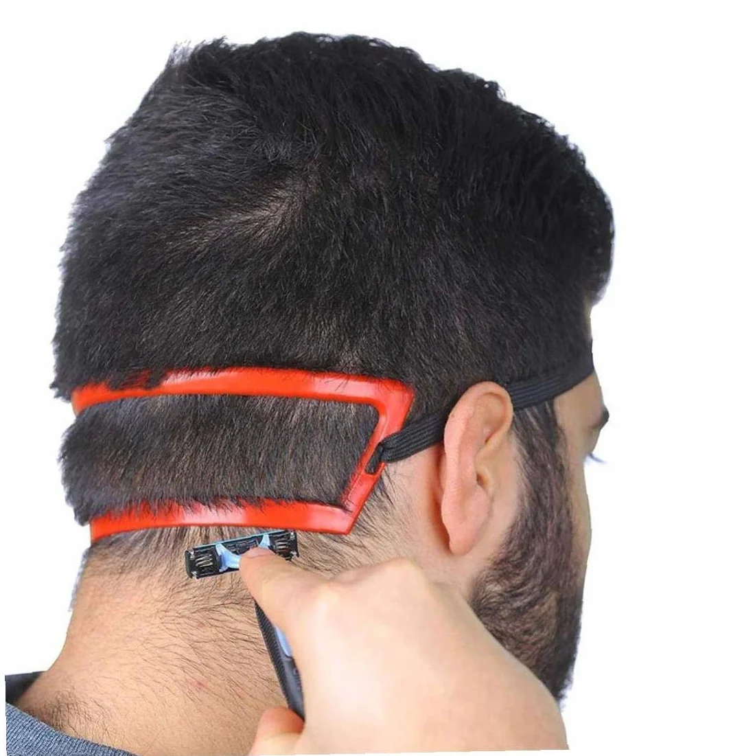Strumento di Barbiere del Collo dei Capelli di Taglio Mold Guida Line Scollo Tagli Capelli Template Template Collo Linea Sottile