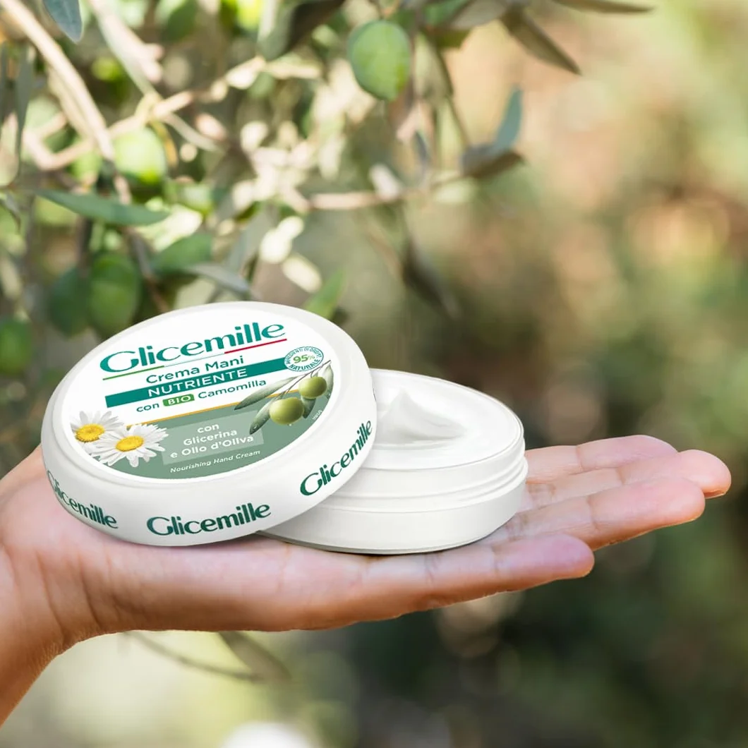 GLICEMILLE | Crema Mani Nutriente, Giara, 100ml | Con Glicerina e Olio di Oliva