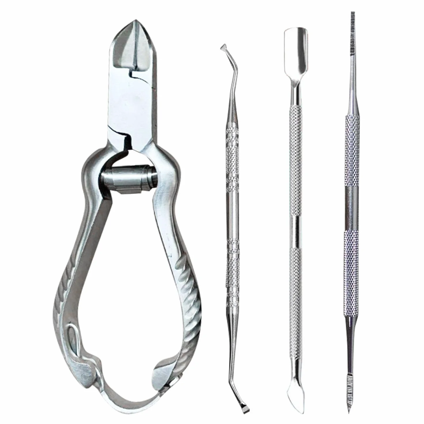 1 Pezzo Di Pinze Ad Ago Con Scanalatura Per Unghie, 3 Pezzi Di Tagliaunghie Per Manicure, Tagliaunghie Dei Piedi, Tagliaunghie Per Unghie Spesse, Unghie Incarnite, Strumenti Per Unghie Incarnite