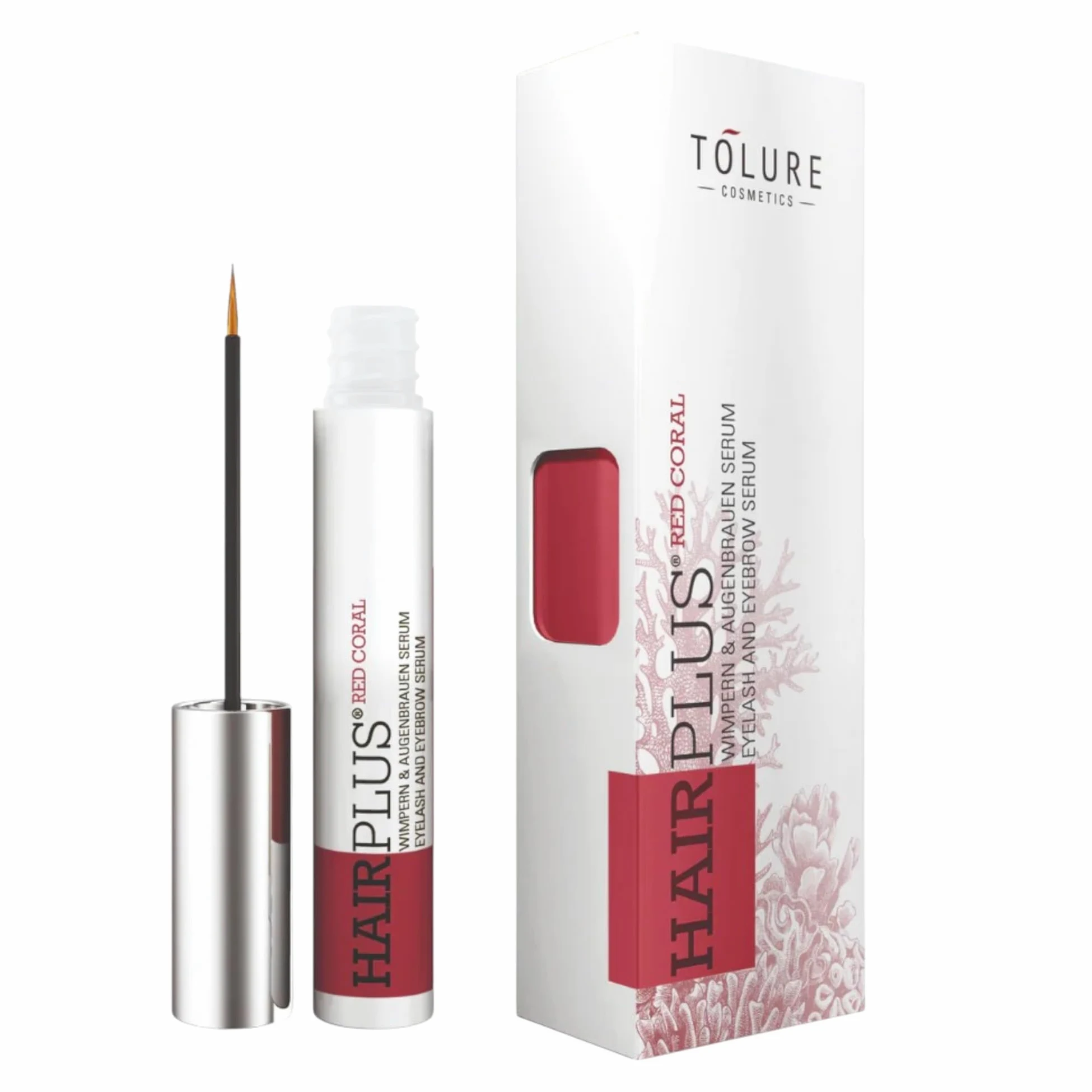 Tolure Cosmetics - Red Coral - Siero per ciglia e sopracciglia - 3 ml