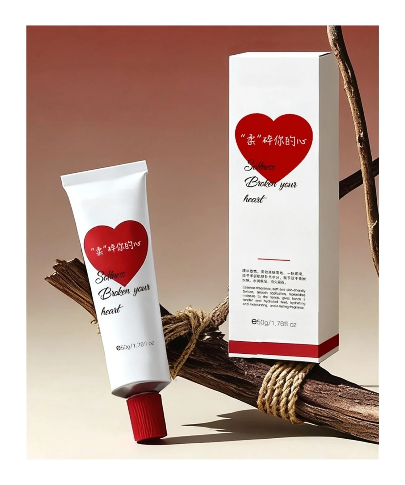 Crema mani profumata da 50 g | Anti-crepe, linee sottili leggere, sbiancante e illuminante(2pcs)