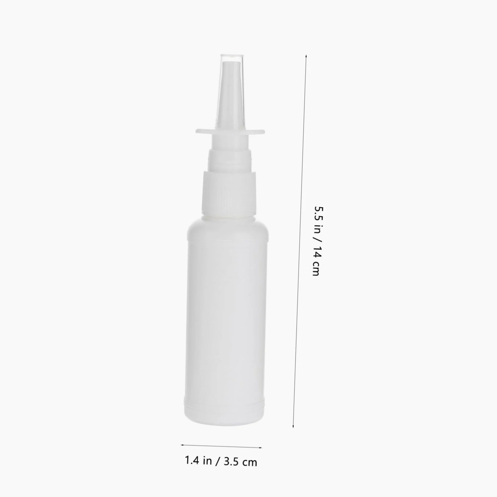 EXCEART Spray Bottles 50ml in Pe Bianco, Flaconi Spray da Viaggio | 200 Pezzi, Nebulizzatore Spray Nasale Cover Protettiva Trasparente, Back To School Party