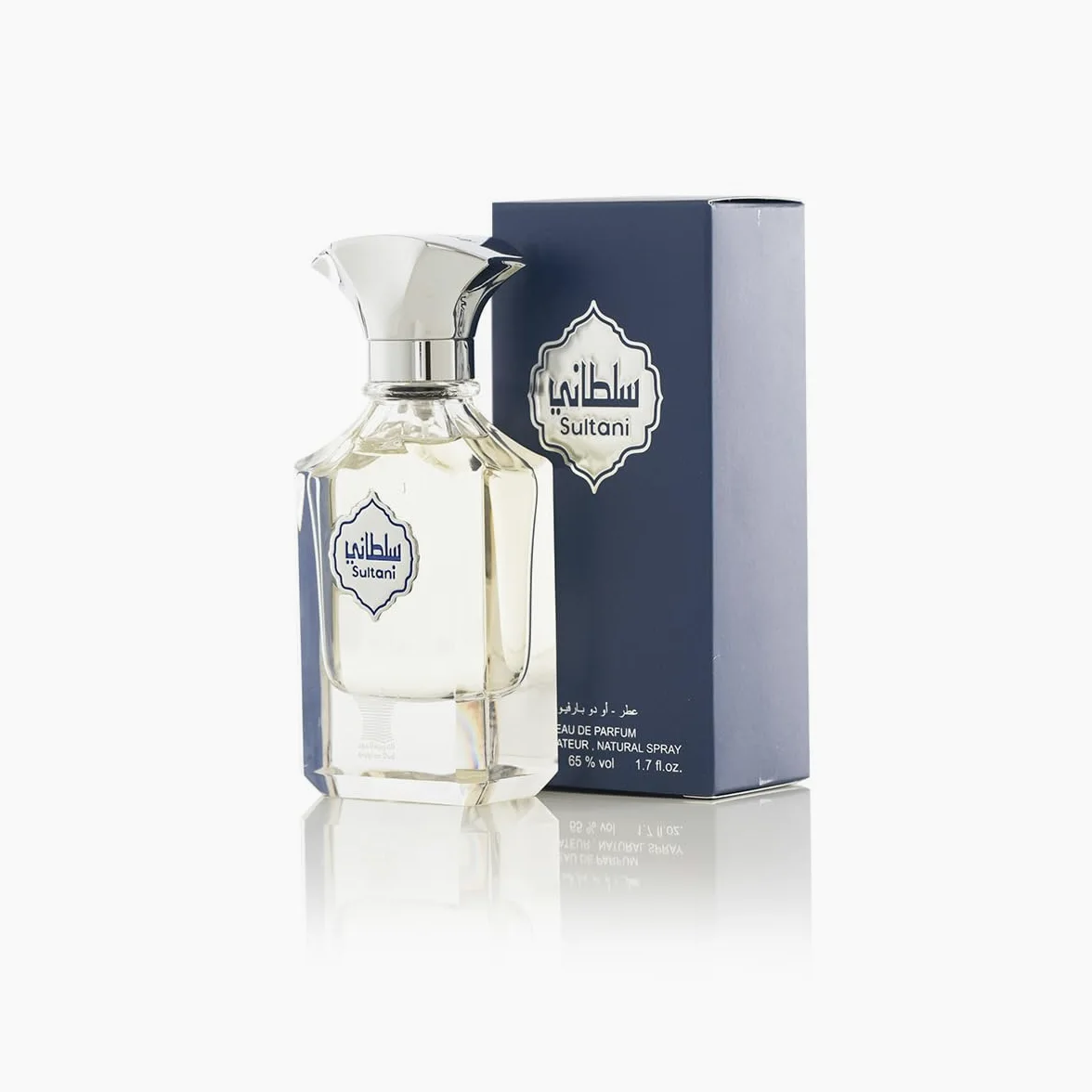 Arabian Oud SULTANI 50 ml | Eau de Parfum per Lui | Bergamotto, fiore di Iris, Muschio e Tonka | Profumo Fougère e Ambrato.