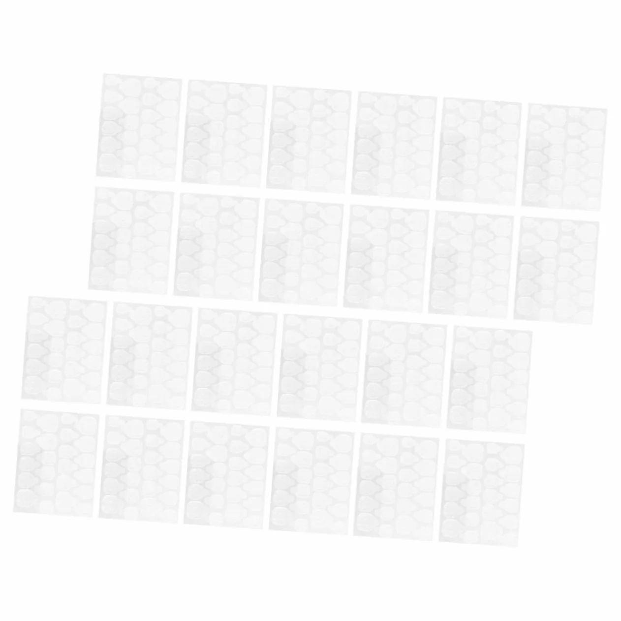 Healeved 160fogli Colla Gel Per Unghie Finti Adesivi Doppia Faccia Trasparenti Per Manicure Strisce Adesive Per Unghie Kit Per Nail Art Per Eventi e Feste