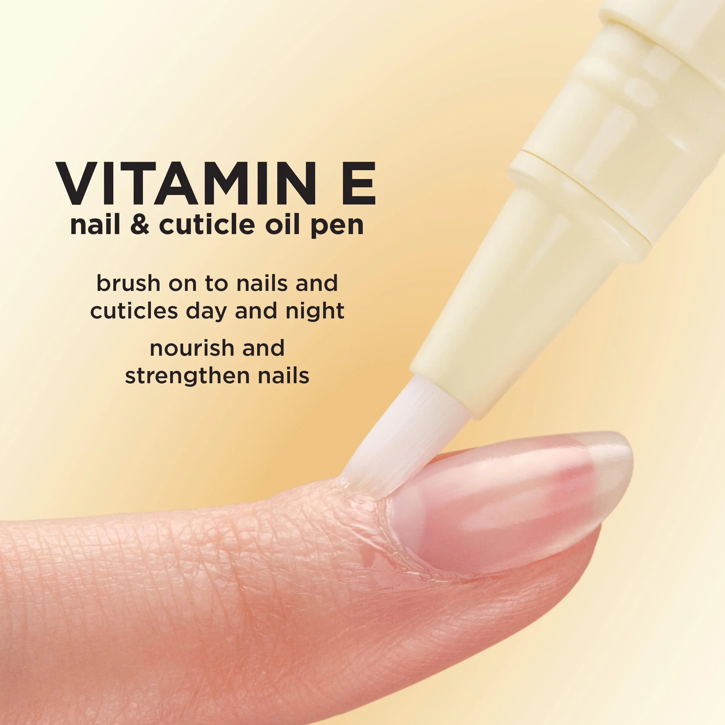 Sally Hansen Vitamin E Nail & Cuticle Oil Pen, Trattamento per unghie, Formato Penna da viaggio per cuticole