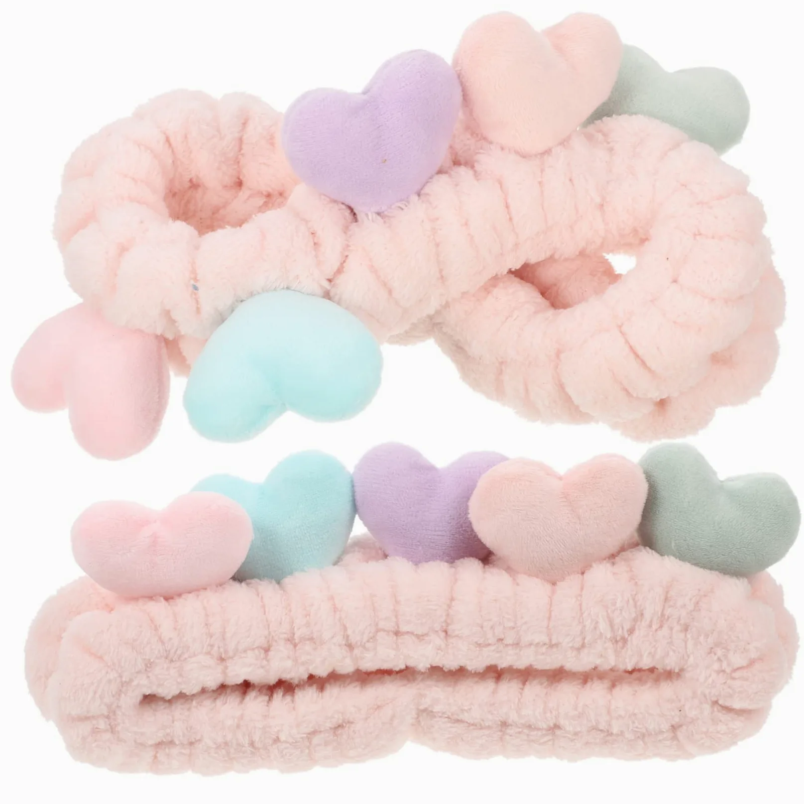 MAGICLULU 6 Pcs Del Cuore Trucco Dei Make Up Fasce Dei Hairband Elastica Elastici Dei Per La Testa Dei Per Le Donne