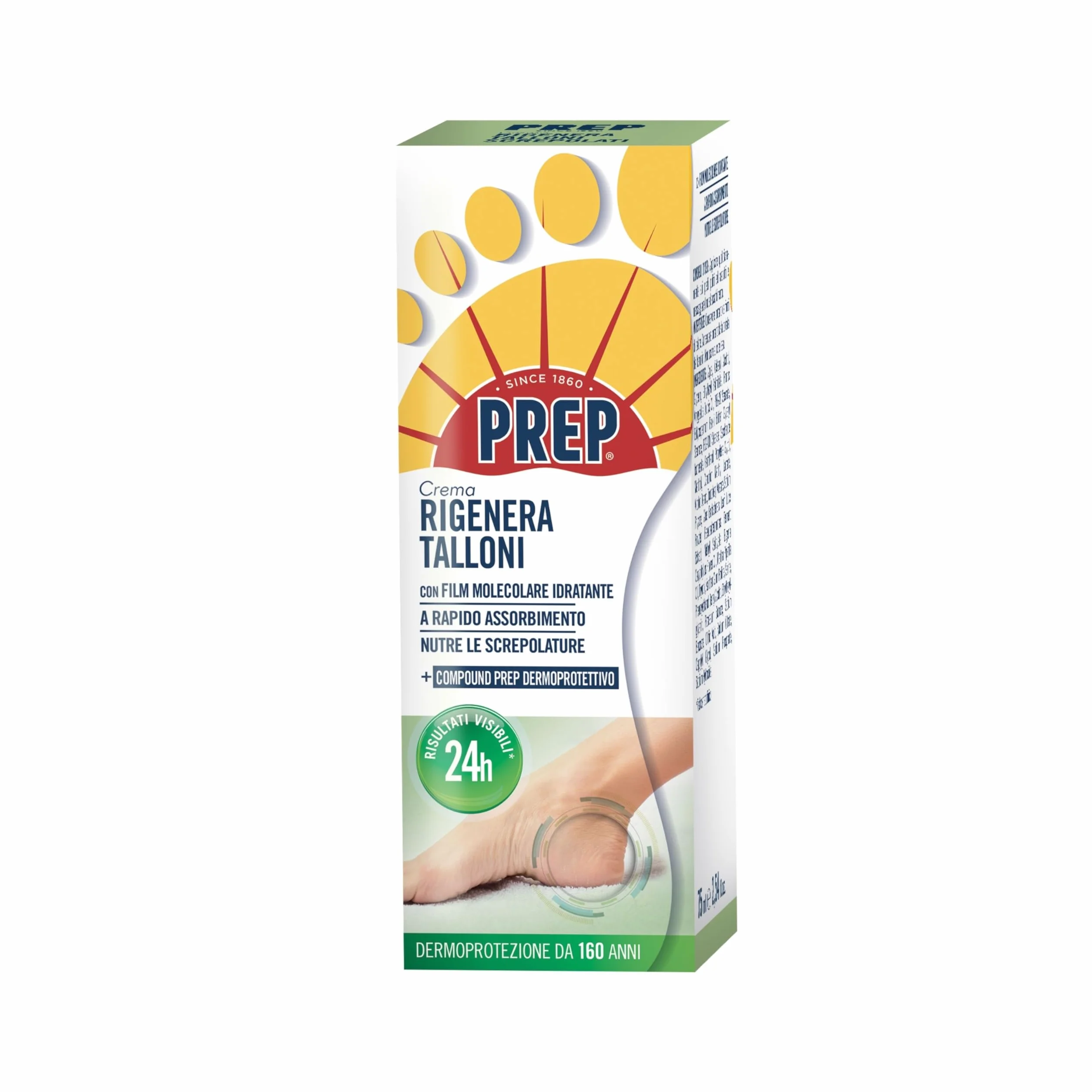 Crema Rigenera Talloni Idratante Burro di Karitè Pantenolo Vitamina E 75 ml