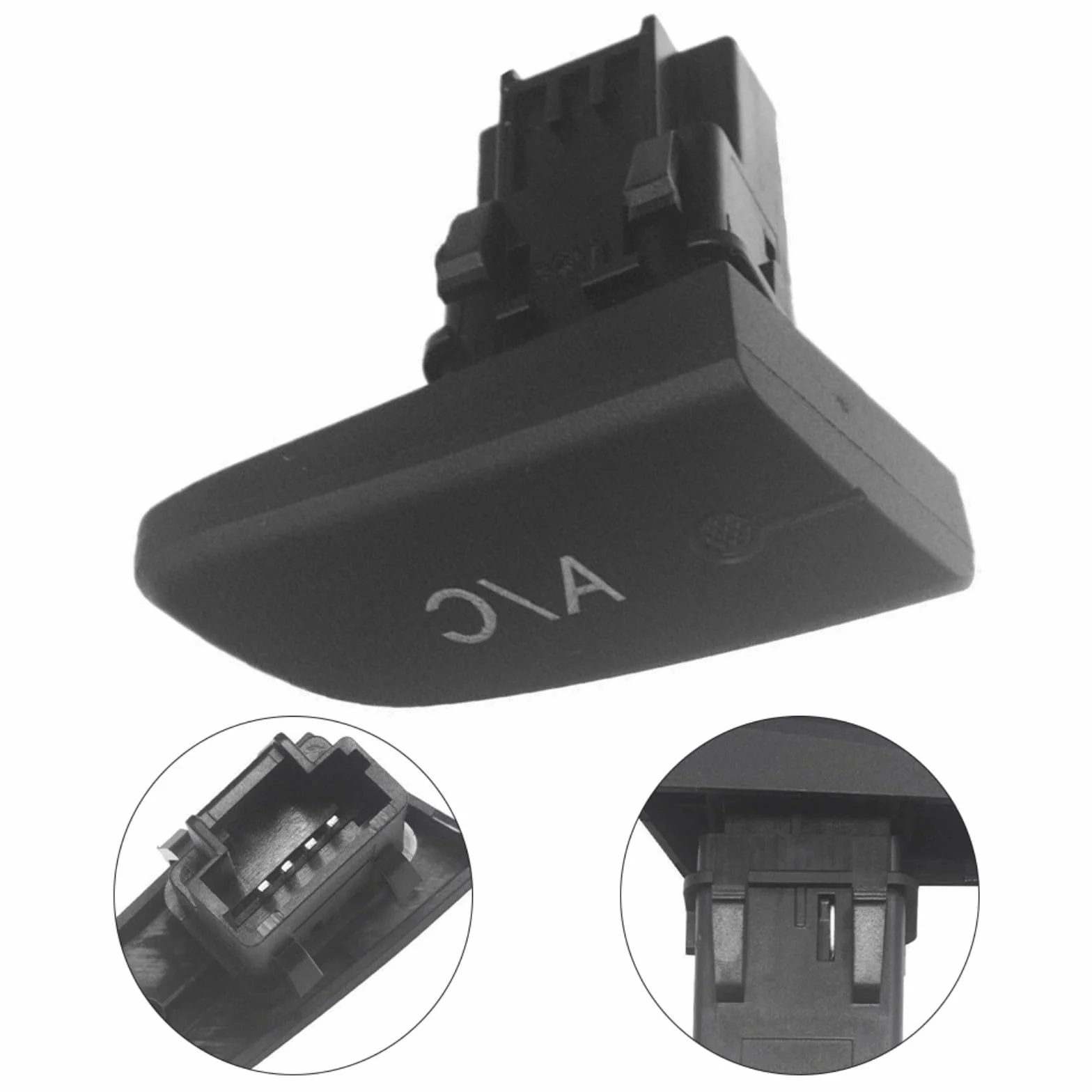 Manopola interruttore CA 6554.KX tappo pulsante aria condizionata per Toyota Aygo C1 2005-2014 nero ABS