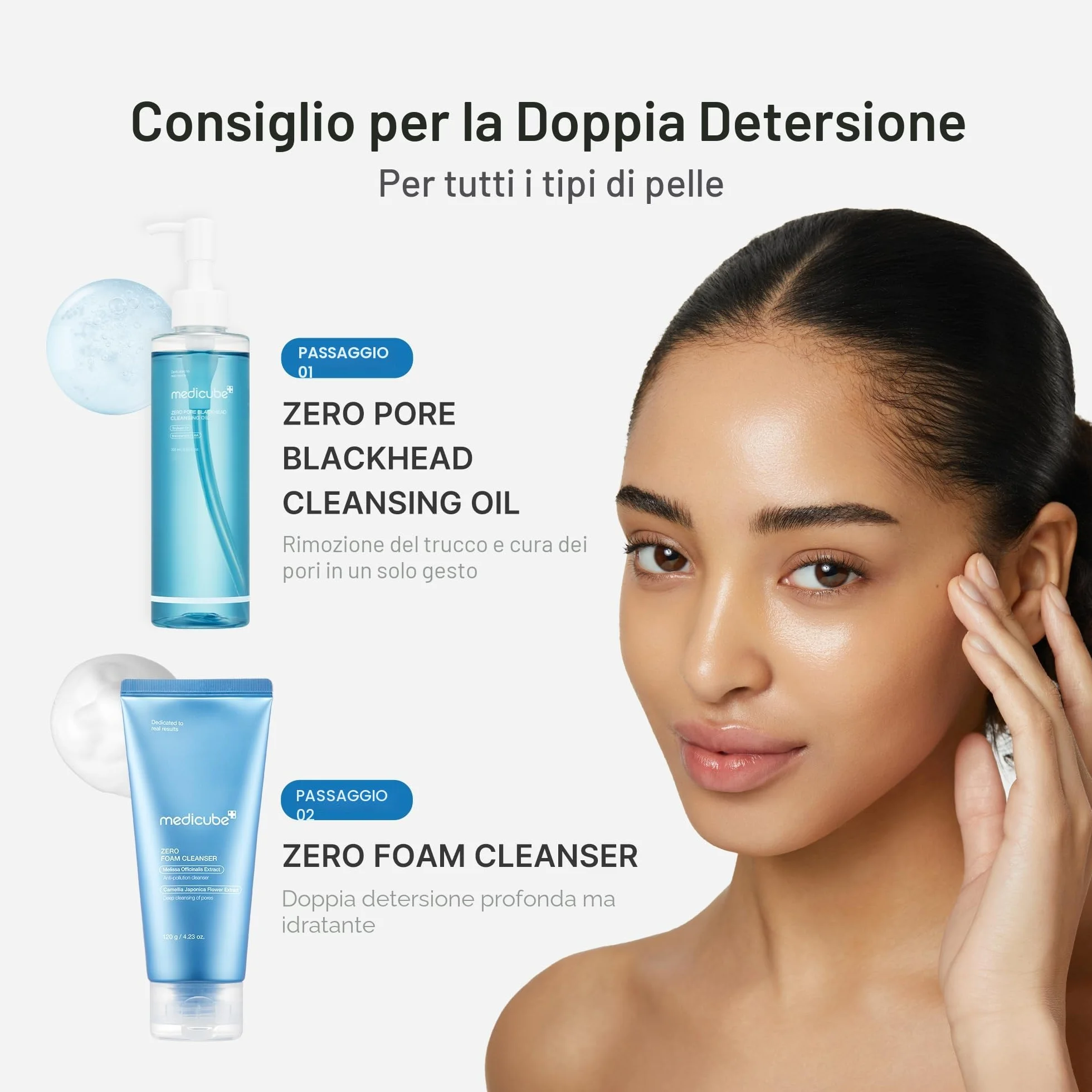 Medicube Zero Pore Olio Detergente Per Punti Neri 205 Ml Detergente Viso Idratante