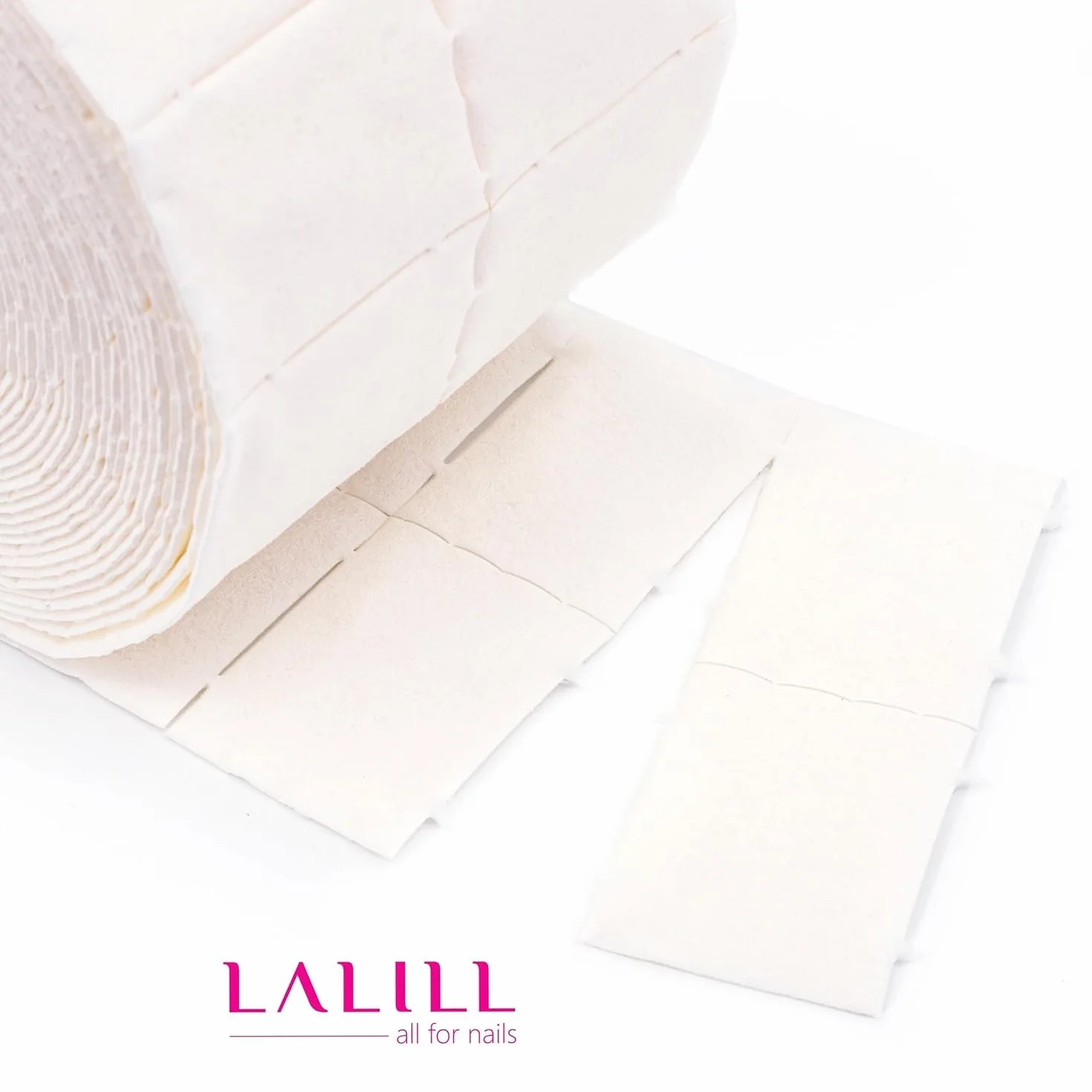 LALILL Dischetti di Cellulosa 2000 pz - 8 Strati - Pad Senza Pelucchi per Gel e Semipermanente - Nail Cleaner, Acetone, Remover - Accessori Manicure Professionale e Nail Art