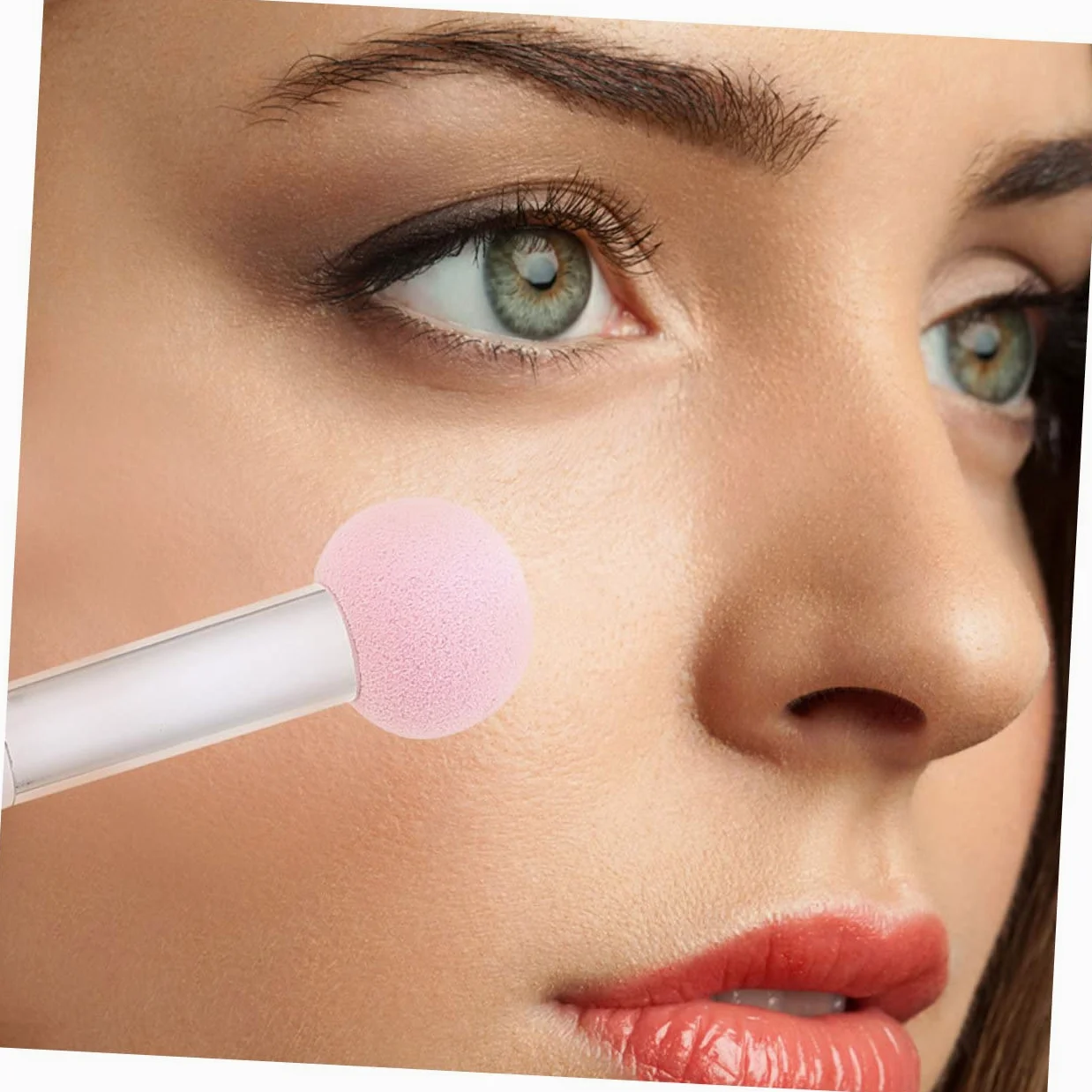 MAGICLULU Set Di 5 Pennelli Per Il Trucco Morbidi E Soffici Mini Puff Per Asciutto E Bagnato Essenziali Per La Bellezza 5 Pezzi*5