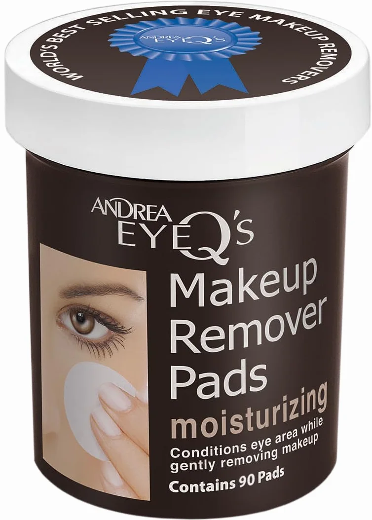 Andrea Eye Q's Moisturizing Eye Makeup Remover Pads, 65 Count by Andrea