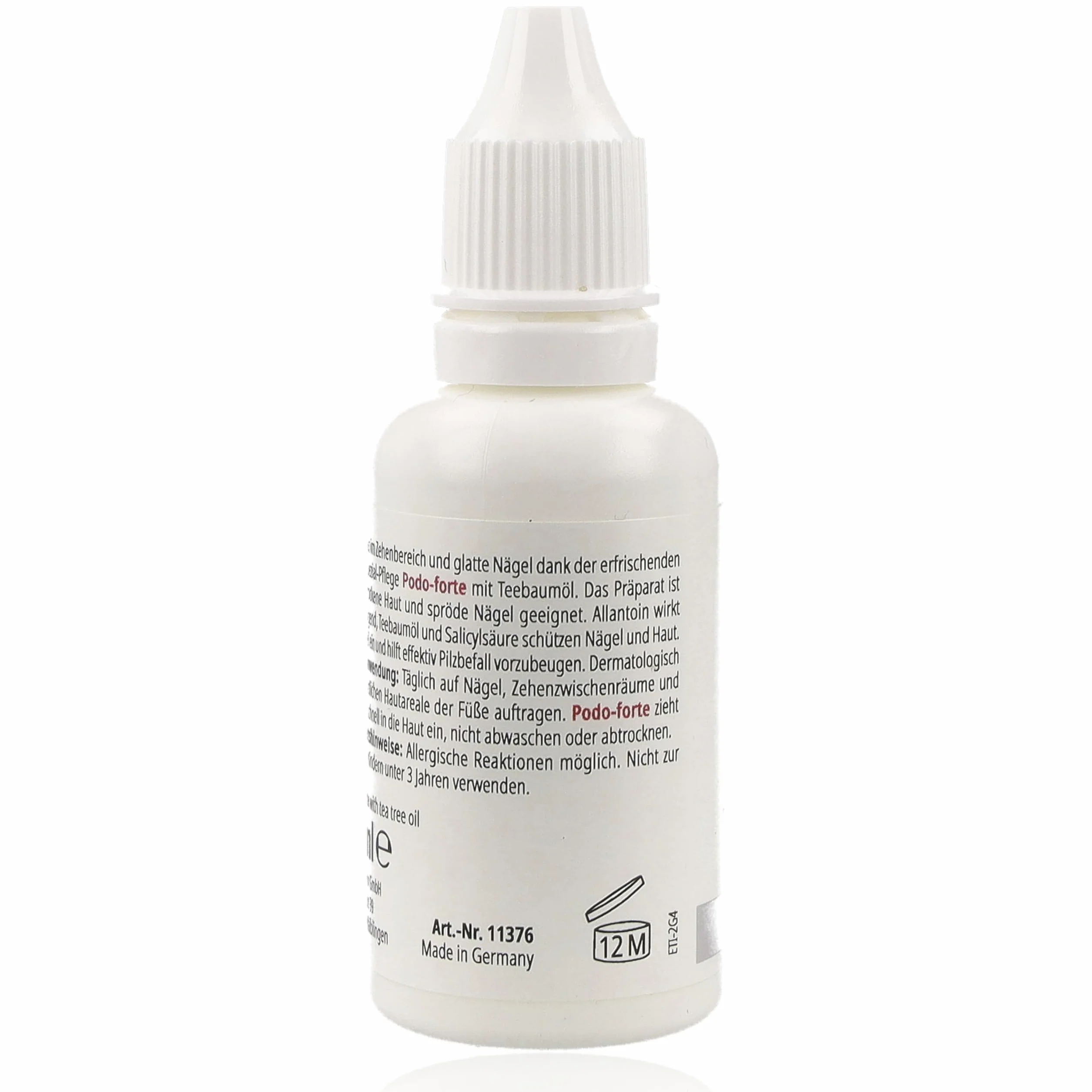 Podo forte fluido con olio di albero del tè, cura speciale delle dita, cura delle unghie, pediBaehr, 30 ml