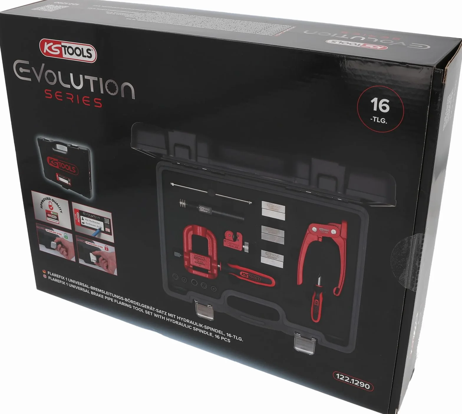 KS Tools 122.1290 Serie bordatubi universale Master, 16 pz.